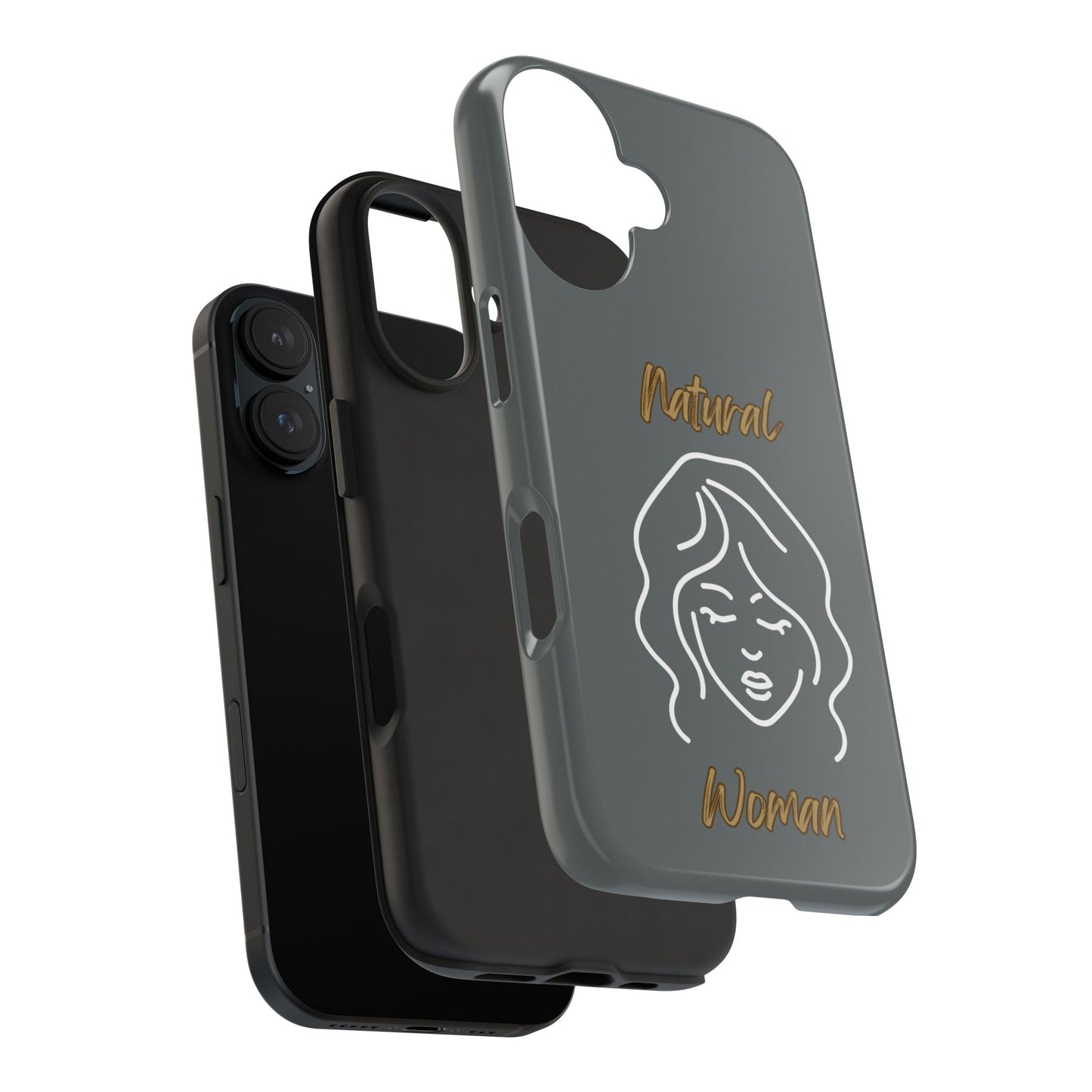 Natural Woman Modest (WL)Tough Phone Cases DARK GREY