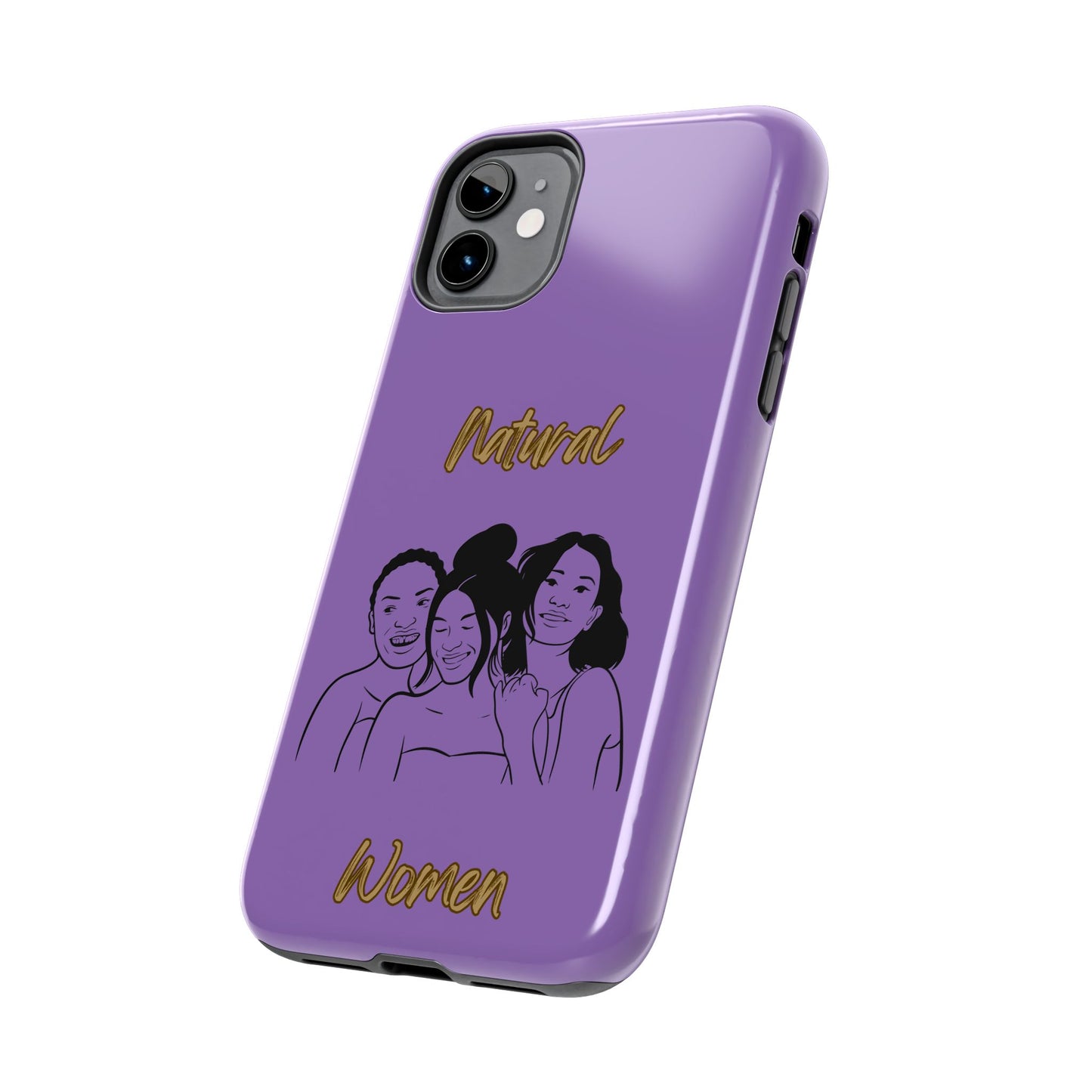 Natural Women Laughing Friends (BL)Tough Phone Cases LIGHT PURPLE