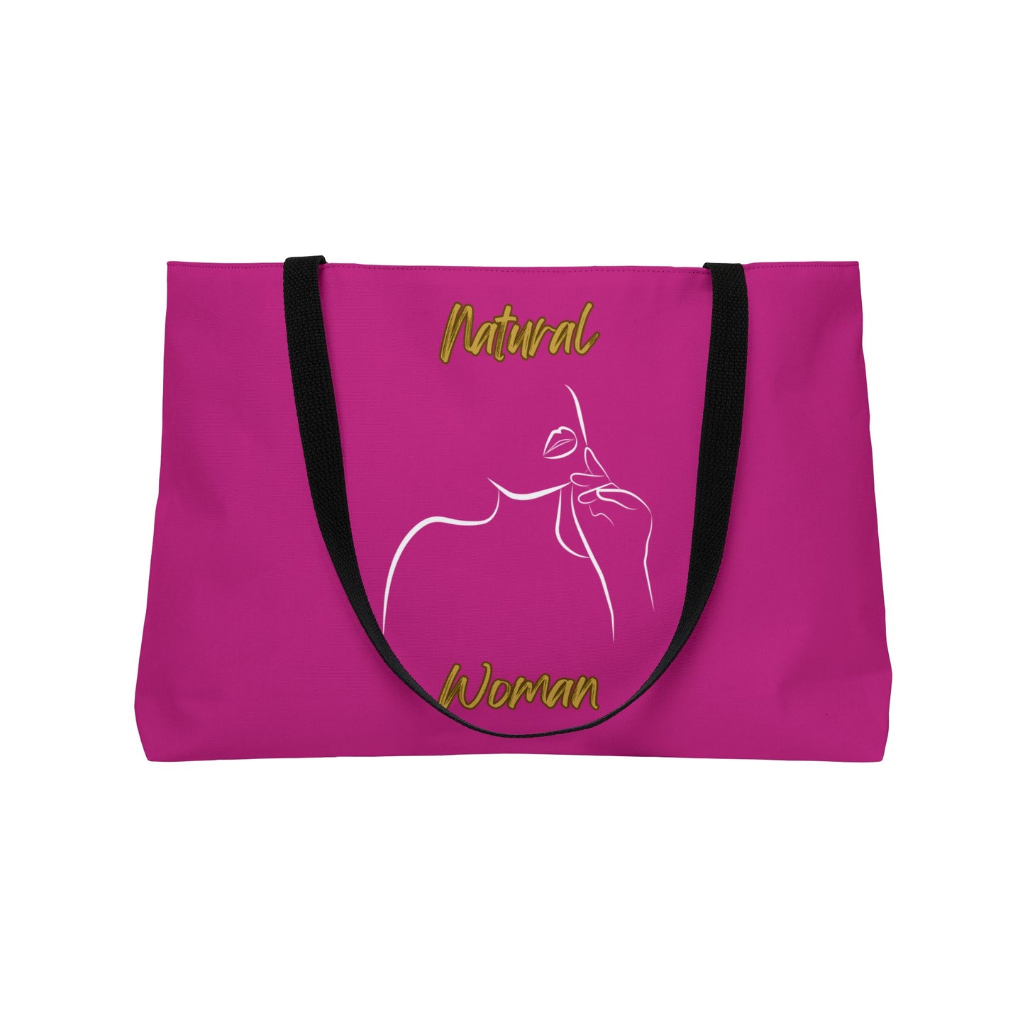 Natural Woman Chin Up (WL) Weekender Tote Bag PINK