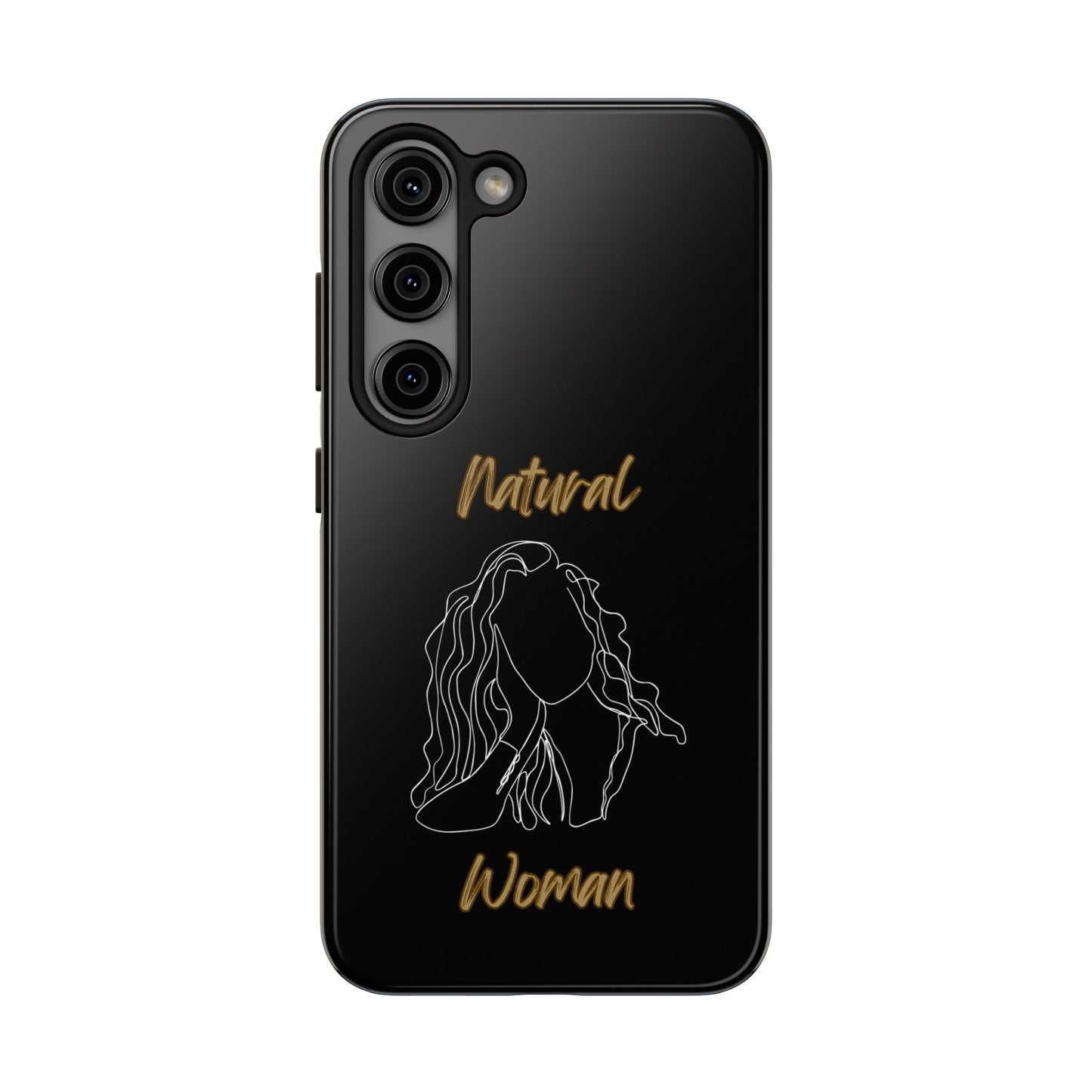 Natural Woman Relaxed (WL) Tough Phone Cases BLACK