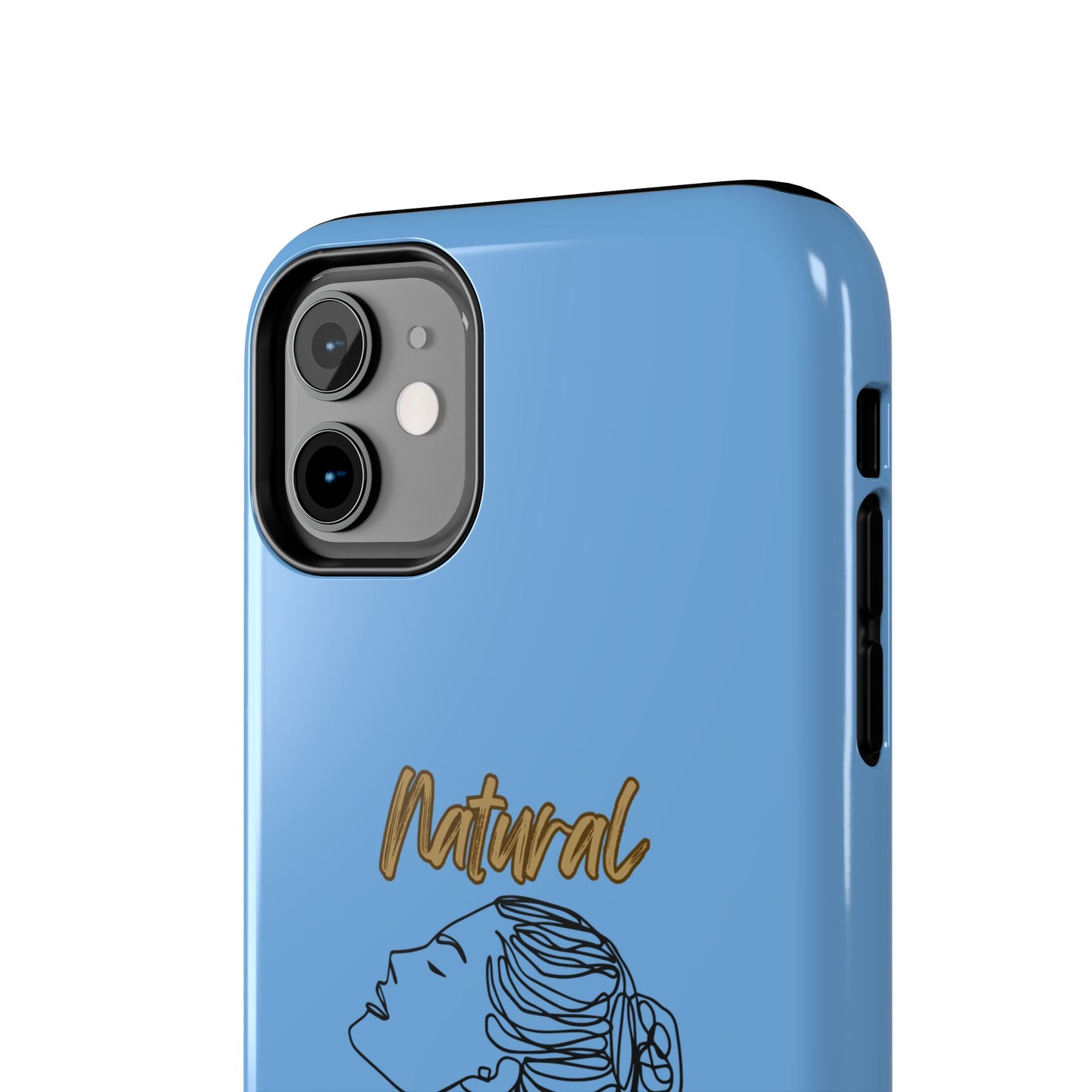 Natural Woman Wet Bun (BL) Tough Phone Cases LIGHT BLUE