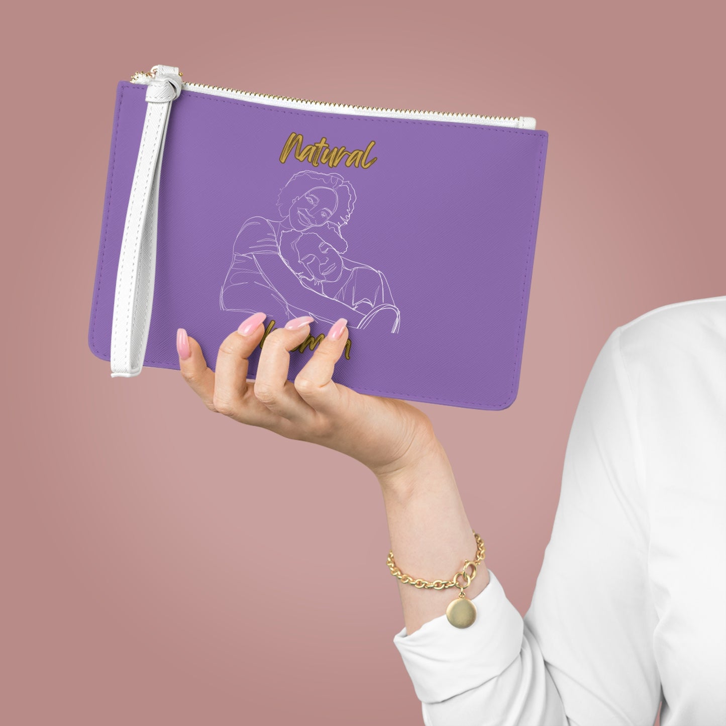 Natural Woman Loving Embrace (WL) Clutch Bag LIGHT PURPLE