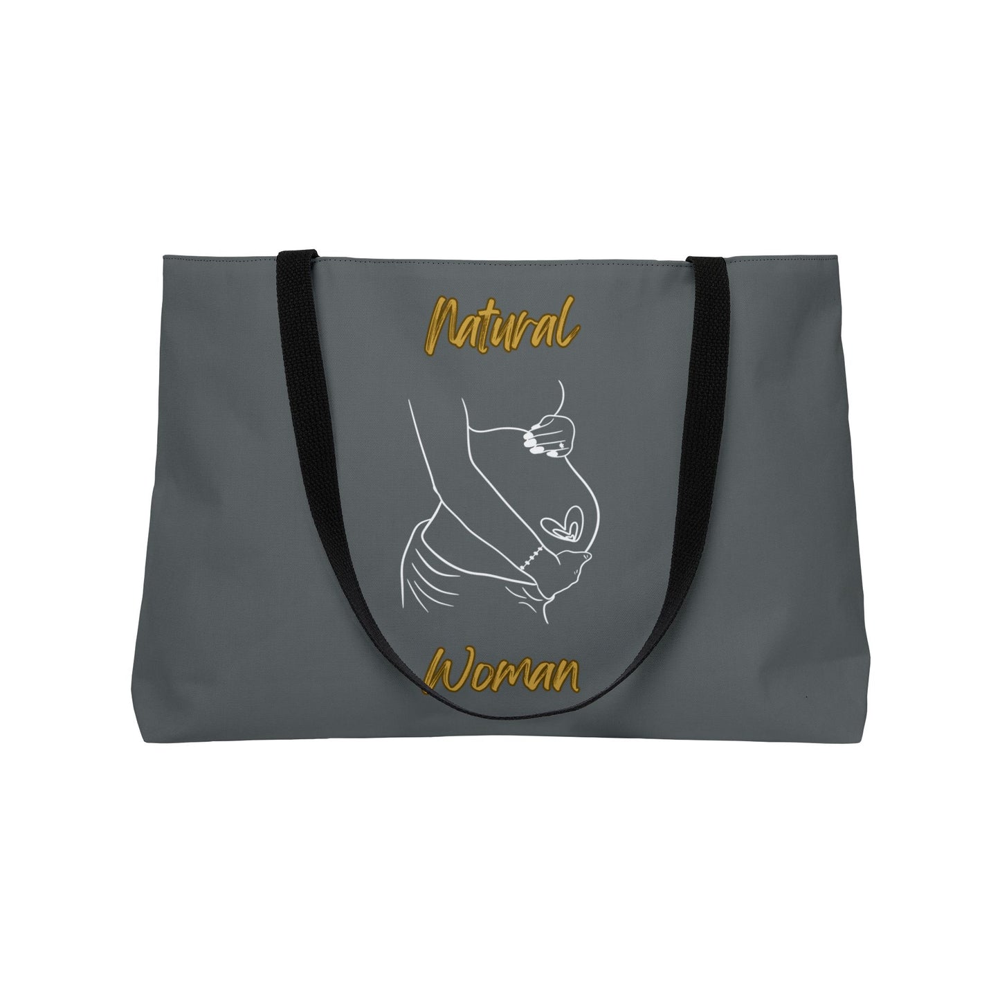 Natural Woman Loved In & Out (WL) Weekender Tote Bag DARK GREY