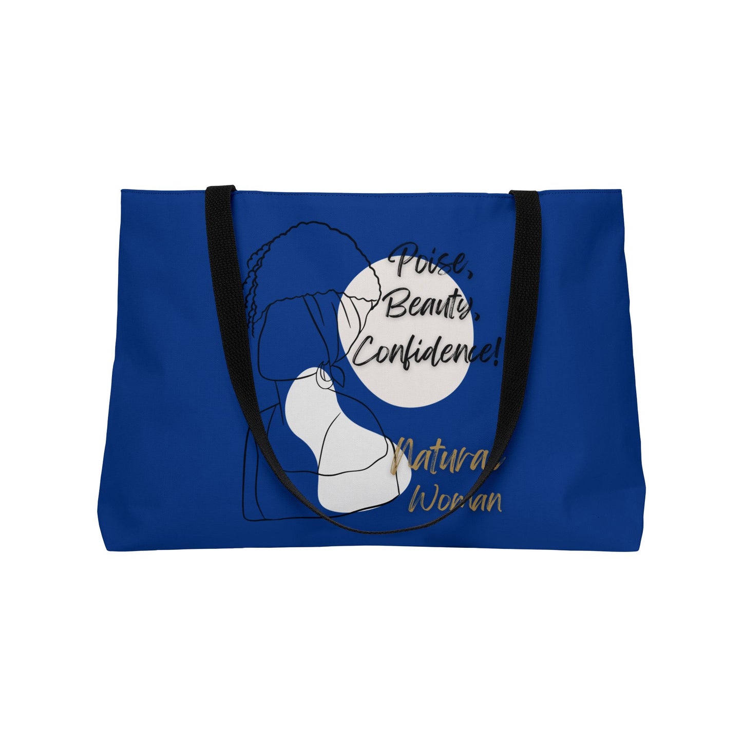 Natural Woman Puff (BL) Weekender Tote Bag DARK BLUE