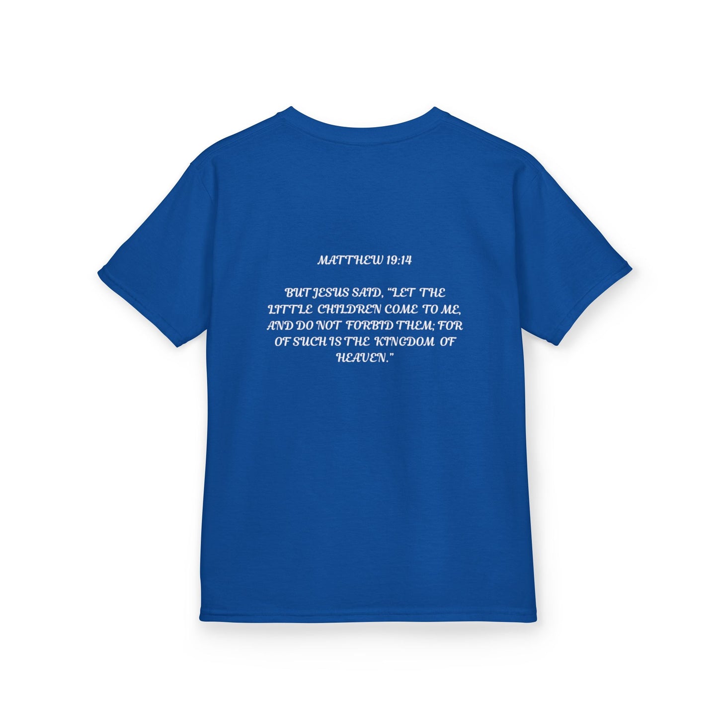 Children of the King Inspirational Kids Cotton T-Shirt (BL)