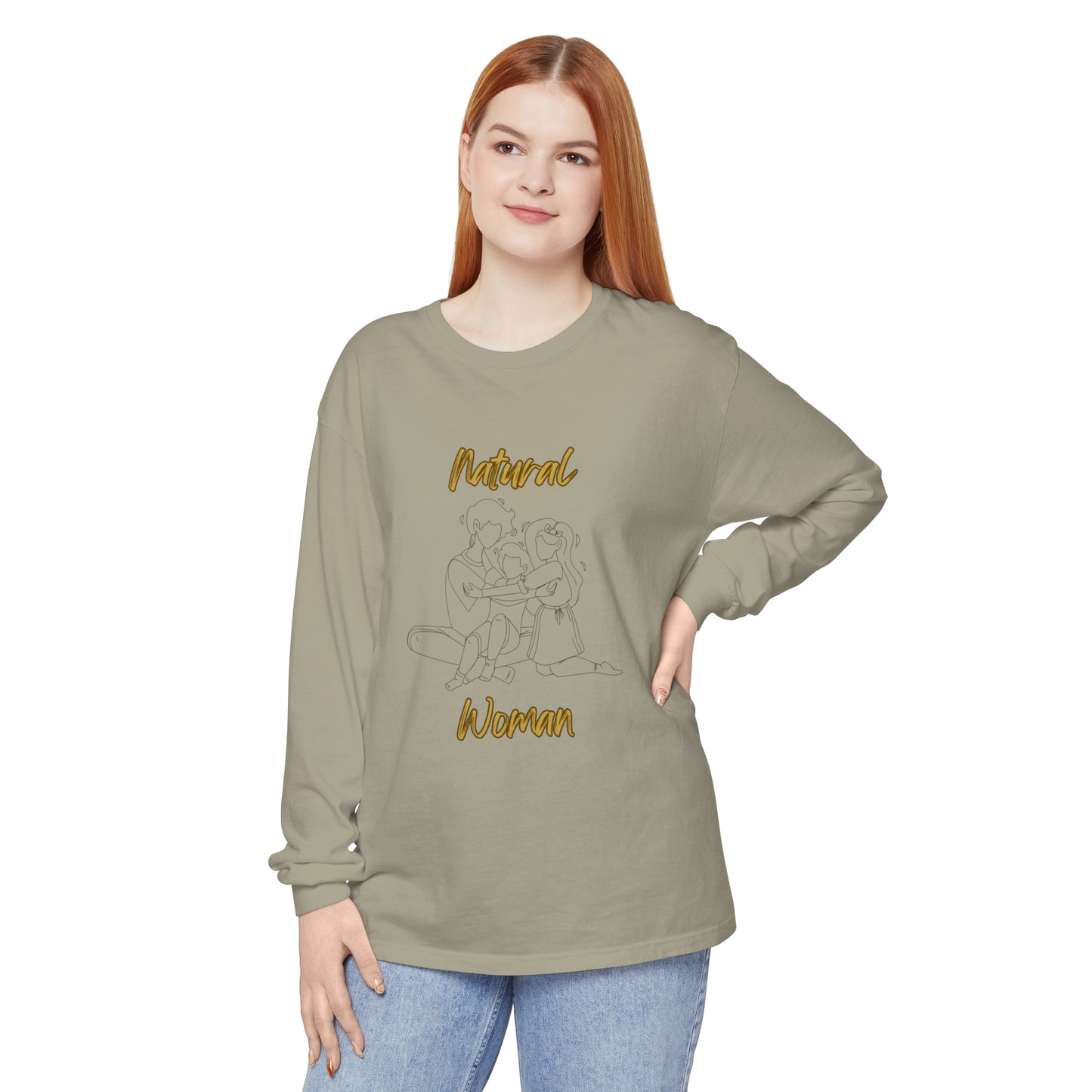 Natural Woman Bear Hugs (BL) Long Sleeve T-Shirt