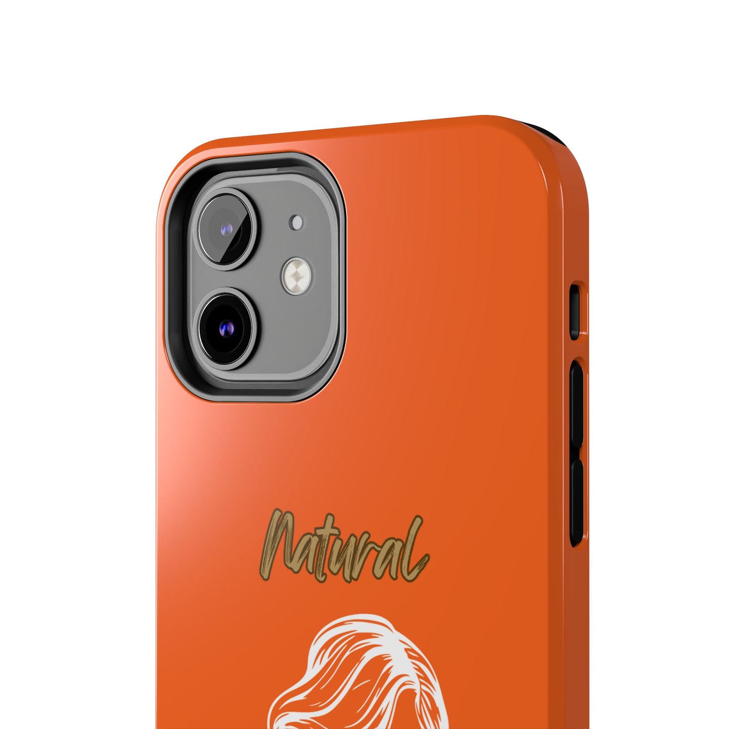 Natural Woman Long Curl (WL)Tough Phone Cases ORANGE