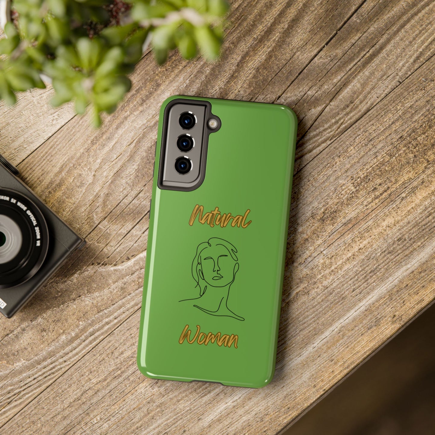 Natural Woman Hello (BL)Tough Phone Cases GREEN