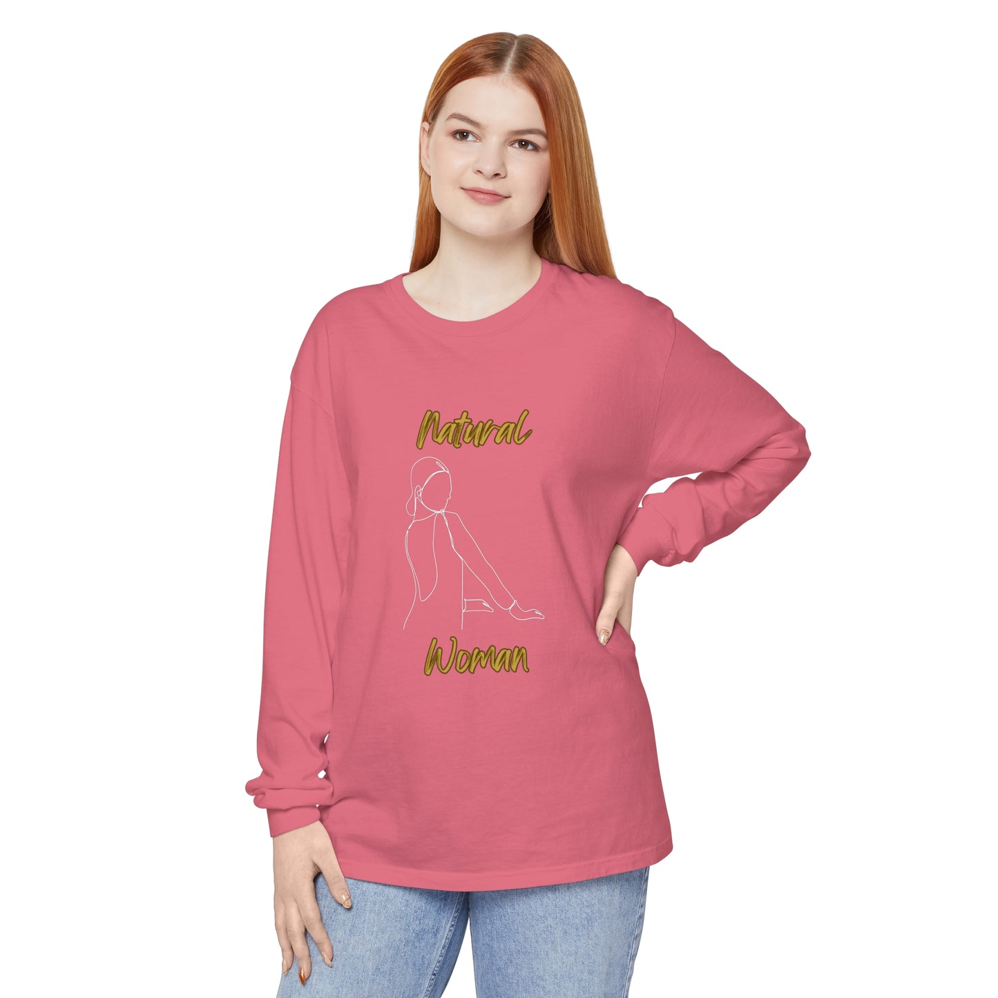 Natural Woman Hands Ready (WL) Long Sleeve T-Shirt