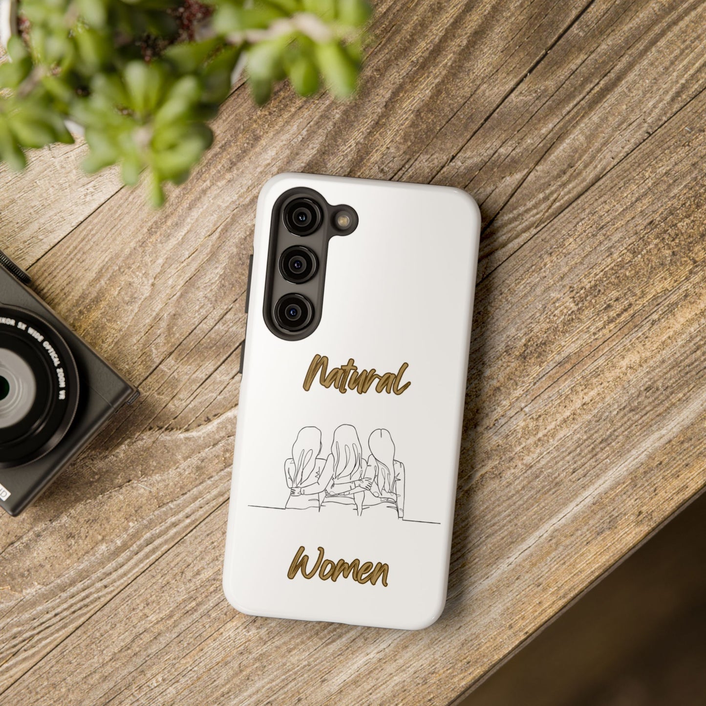 Natural Woman Loving Friends (BL)Tough Phone Cases WHITE