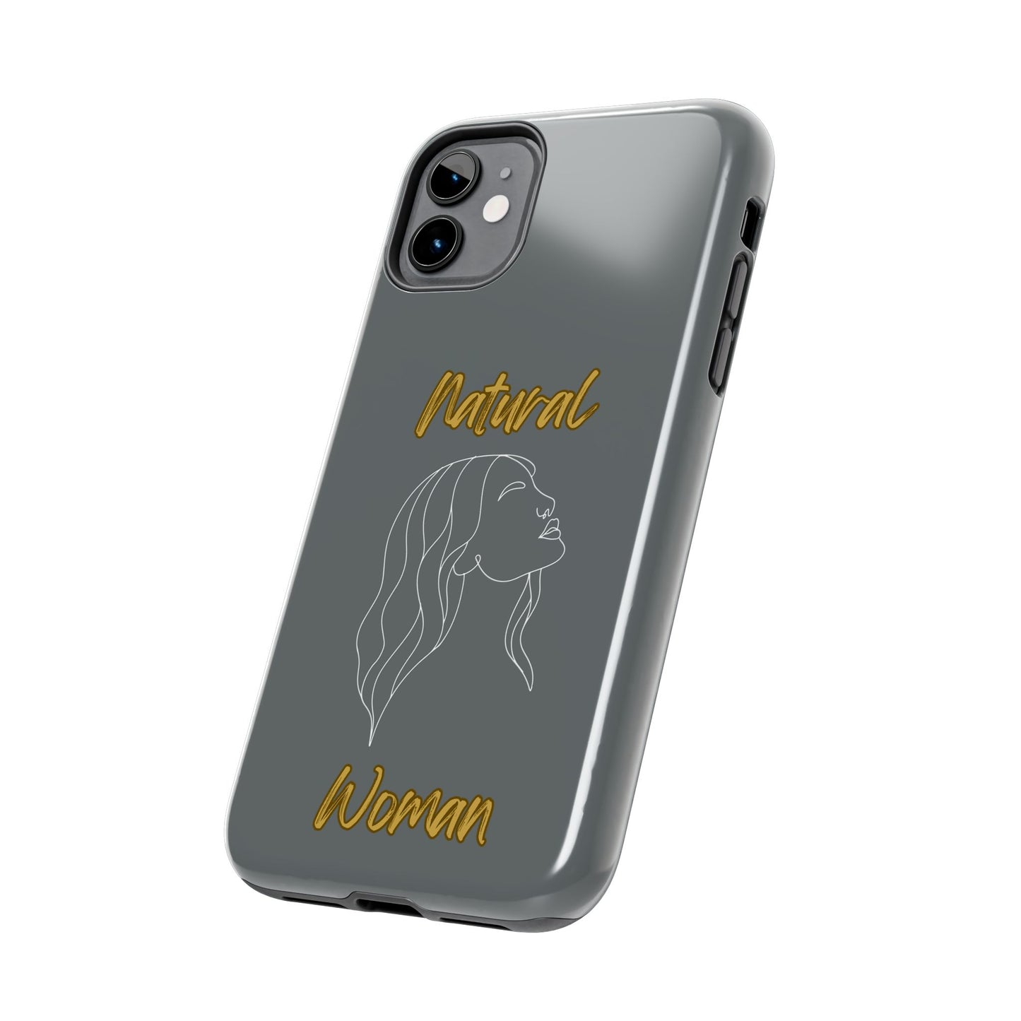 Natural Woman Breeze On Face (WL)Tough Phone Cases DARK GREY