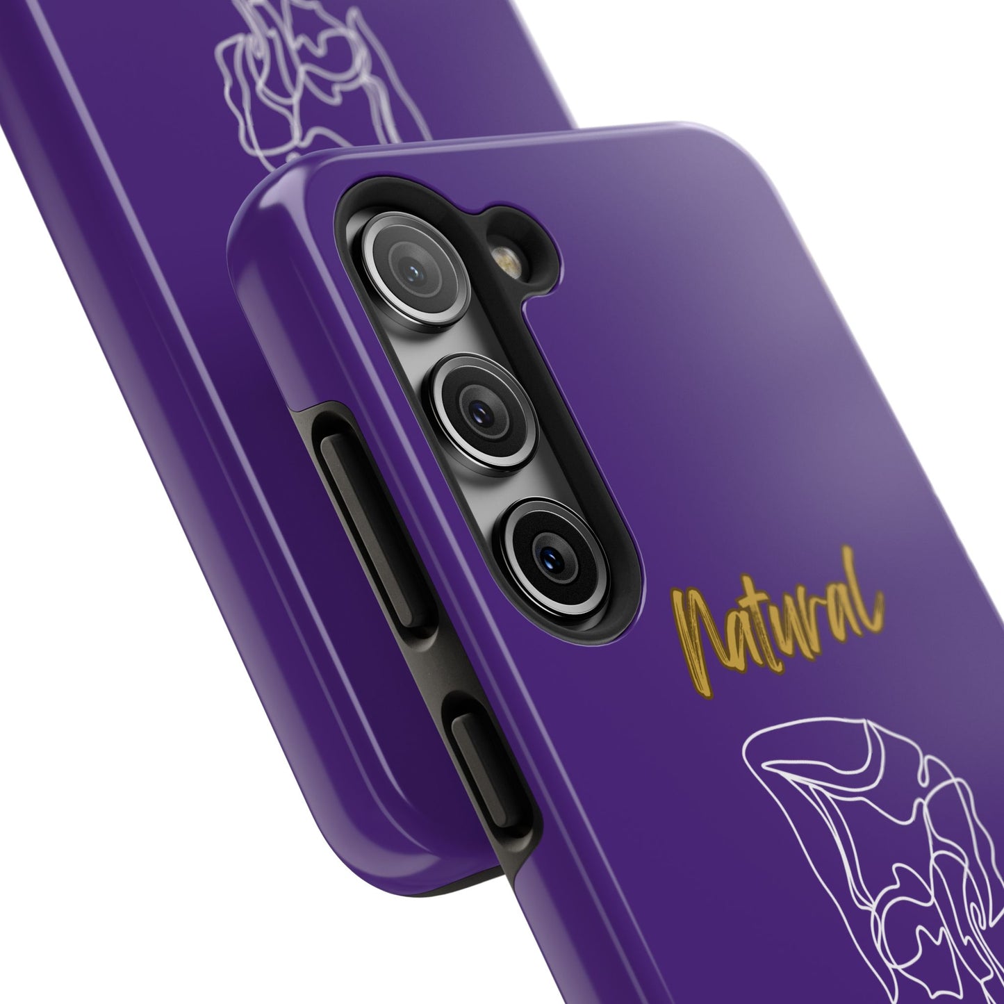 Natural Woman Flexible (WL)Tough Phone Cases PURPLE