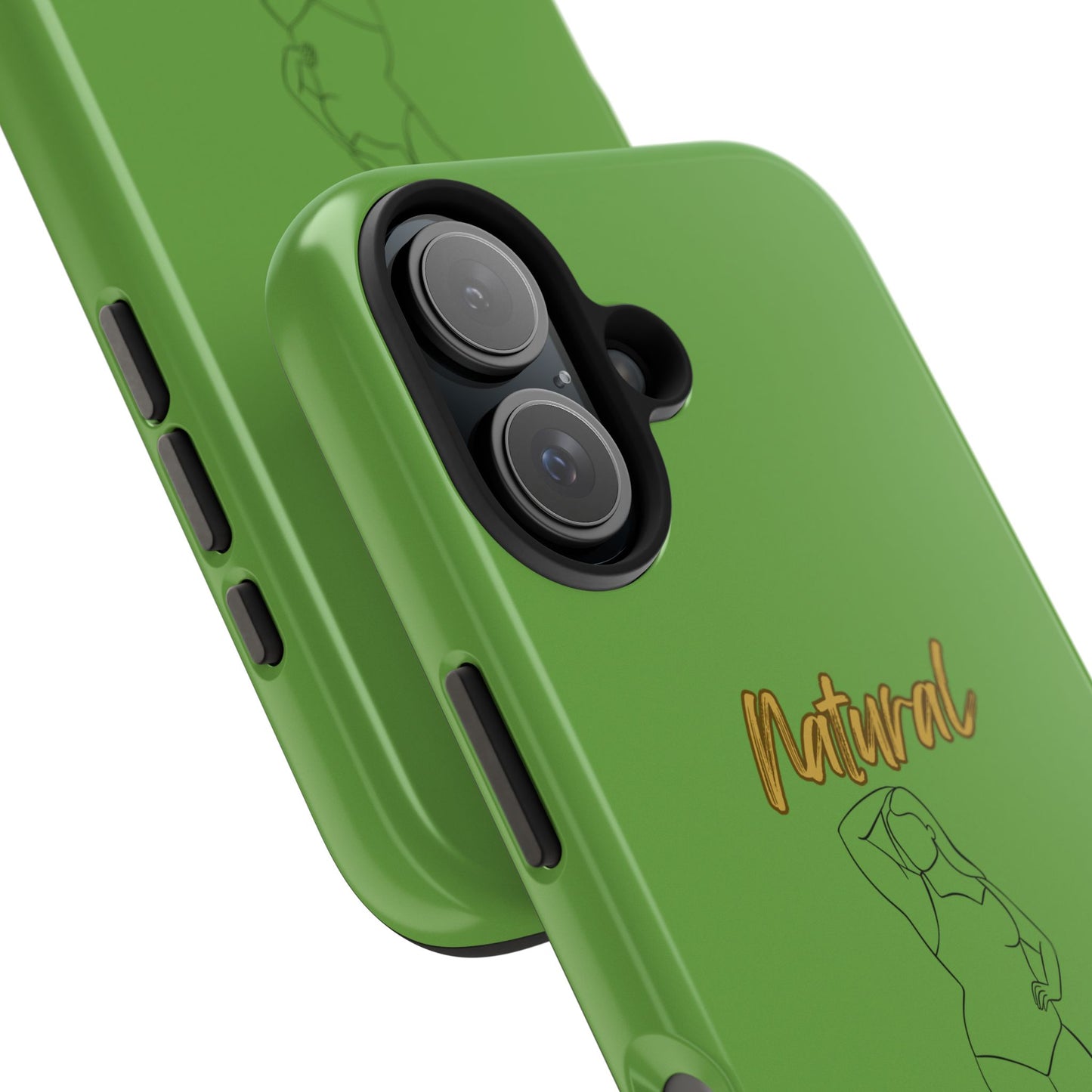 Natural Woman Looking Good (BL)Tough Phone Cases GREEN