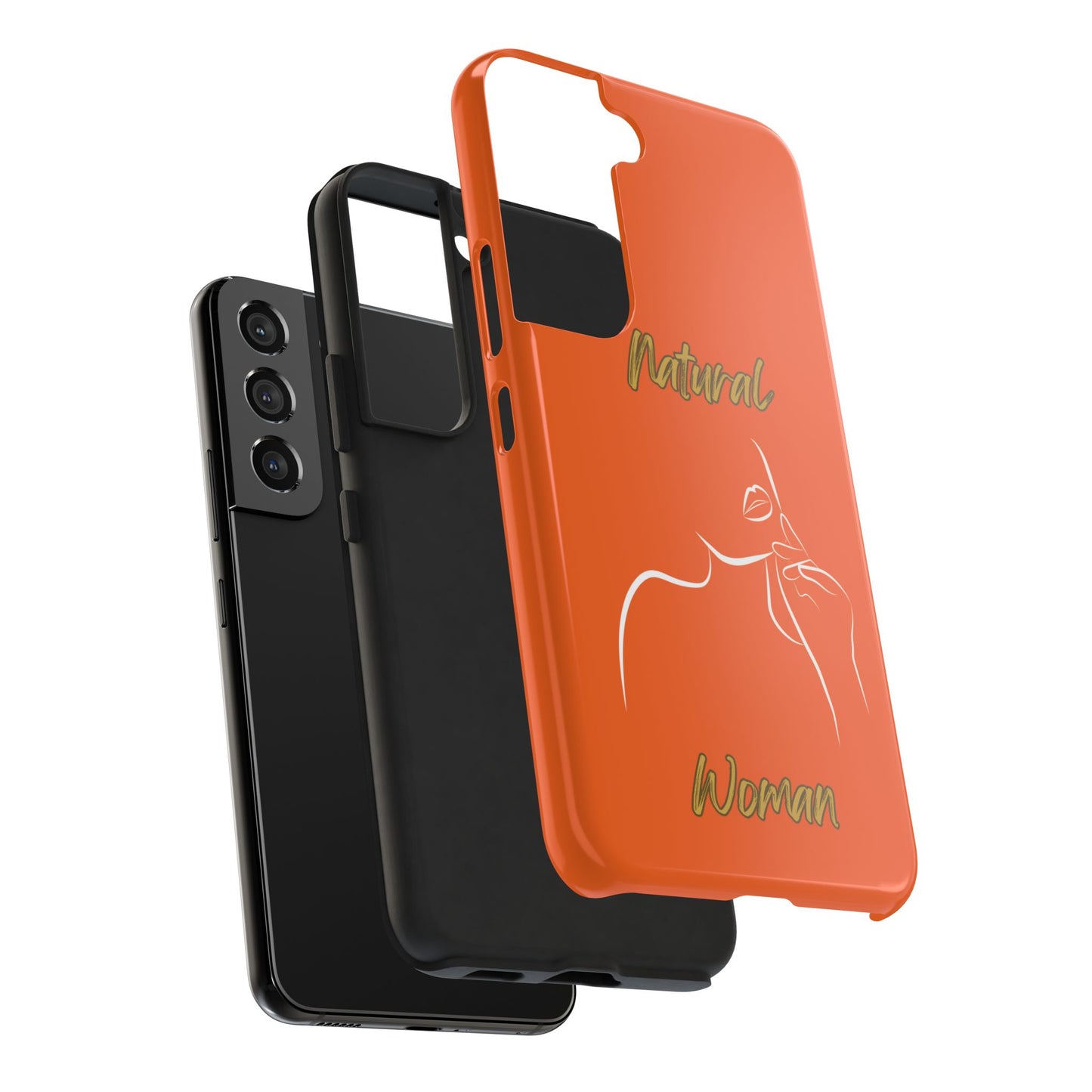 Natural Woman Chin Up (WL)Tough Phone Cases ORANGE