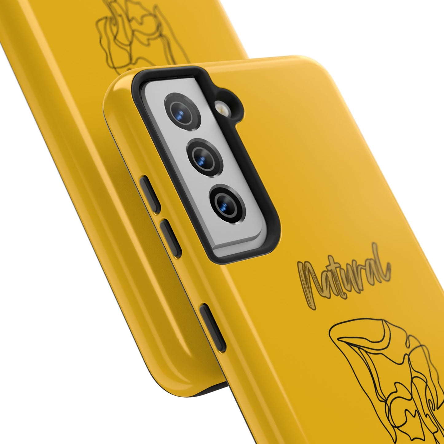 Natural Woman Flexible (BL)Tough Phone Cases YELLOW