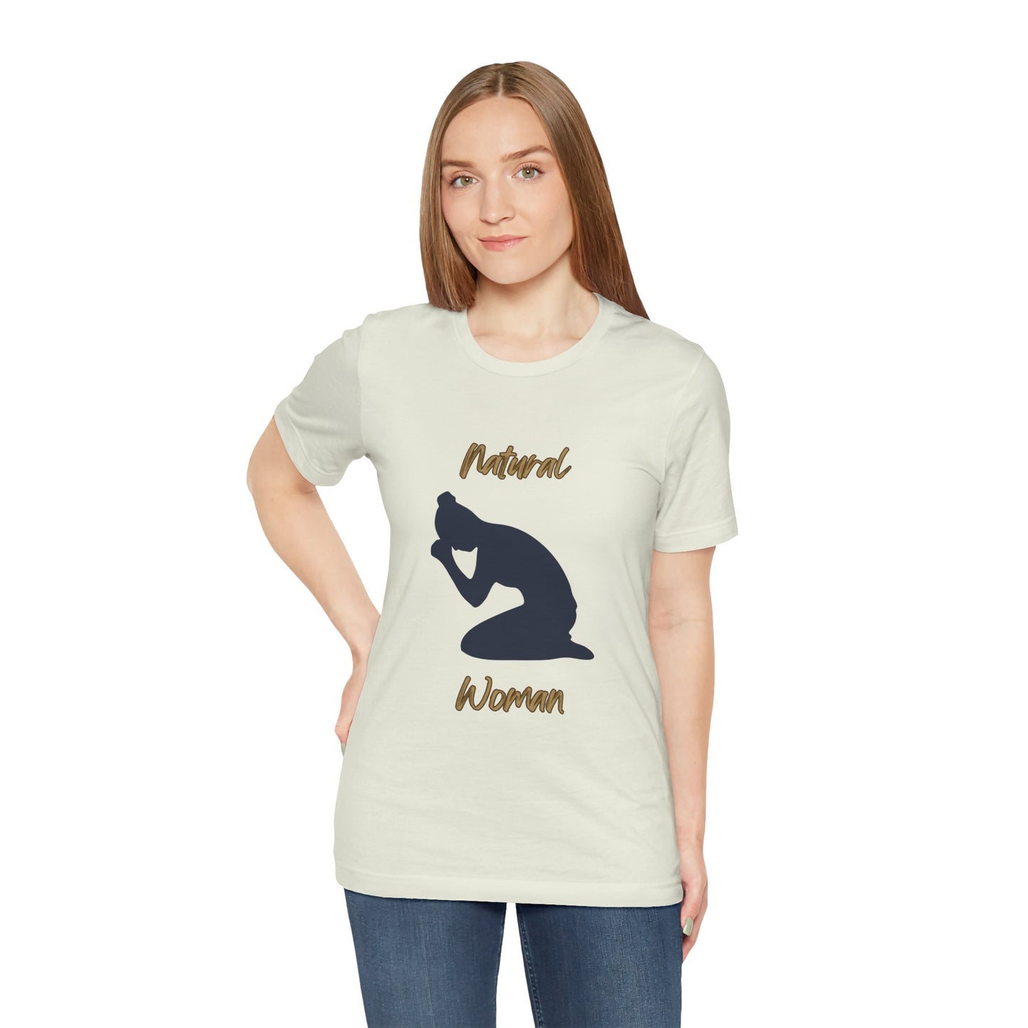 Natural Woman Pray (BL) Short Sleeve T-Shirt