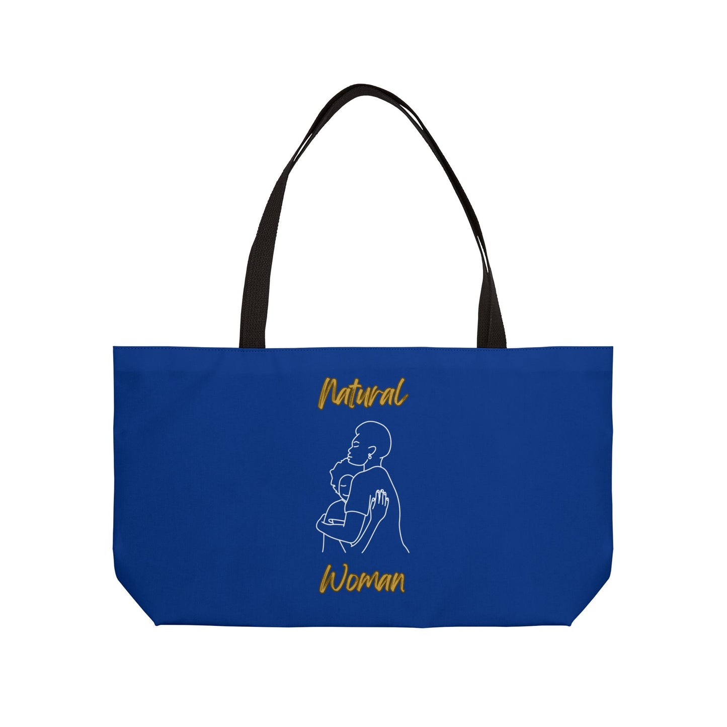 Natural Woman Safe With Momma (WL) Weekender Tote Bag DARK BLUE