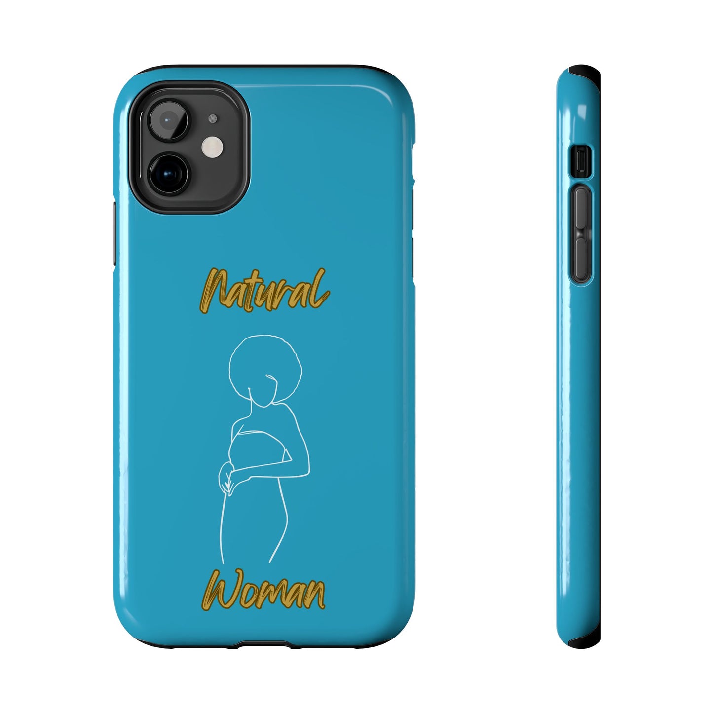 Natural Woman Sho Nuff (WL)Tough Phone Cases TURQUOISE