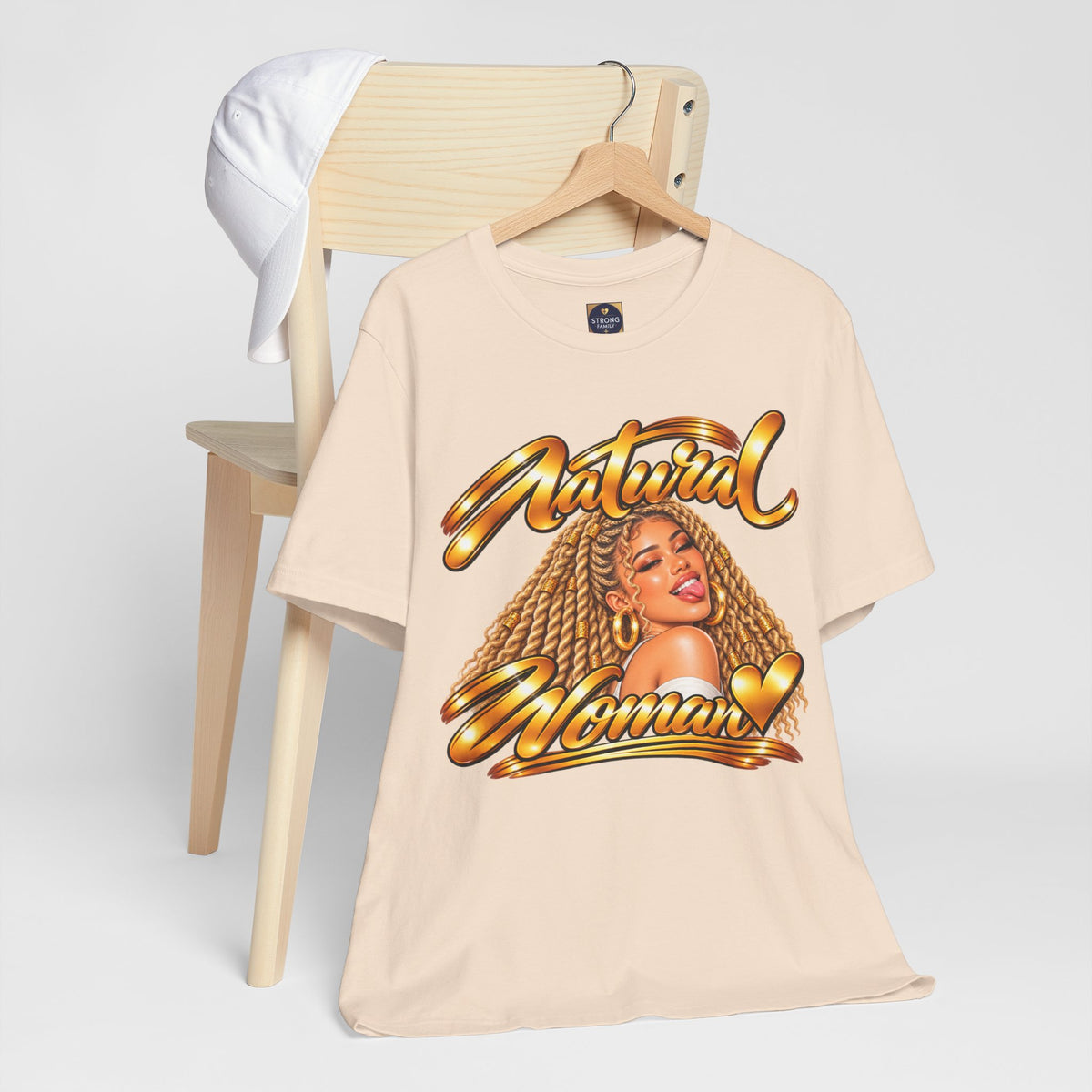 Natural Woman Twists Graphic Tee – Blonde Edition | Strong Family