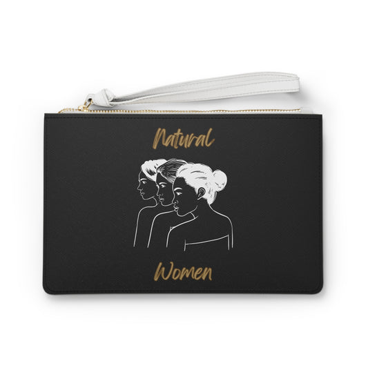 Natural Woman United Friends (WL) Clutch Bag BLACK