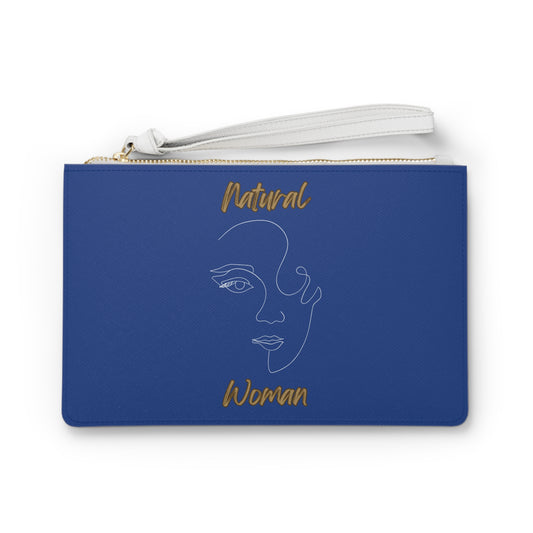 Natural Woman Looking (WL) Clutch Bag DARK BLUE