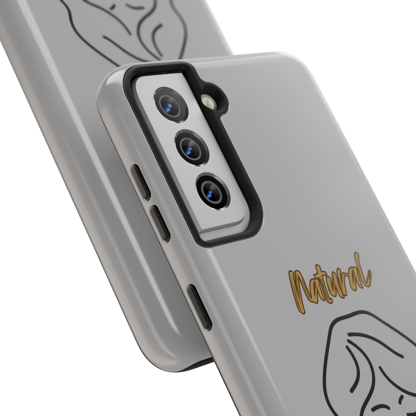 Natural Woman Modest (BL)Tough Phone Cases LIGHT GREY