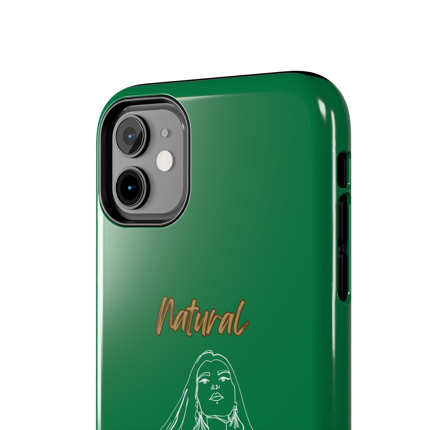 Natural Woman Thinking (WL)Tough Phone Cases DARK GREEN