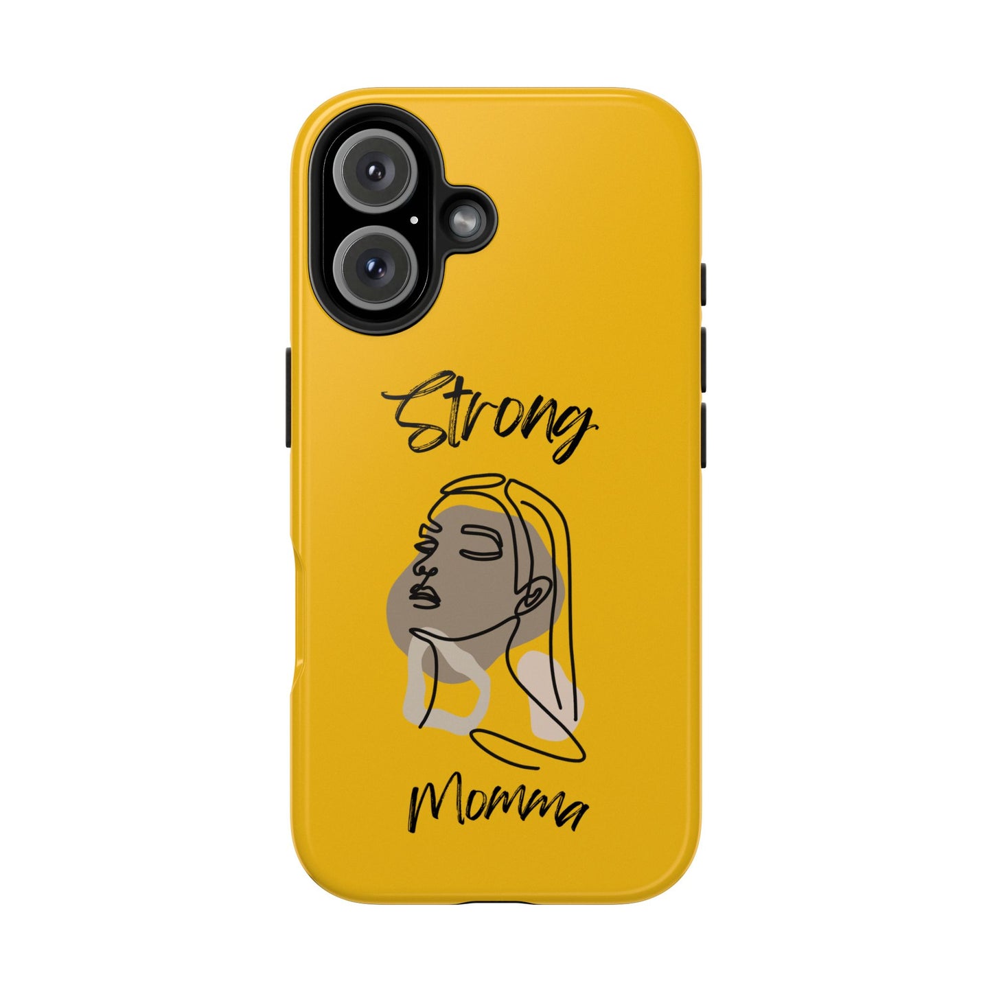 STRONG MOMMA Samsung Galaxy Tough Phone Cases (BL) Yellow