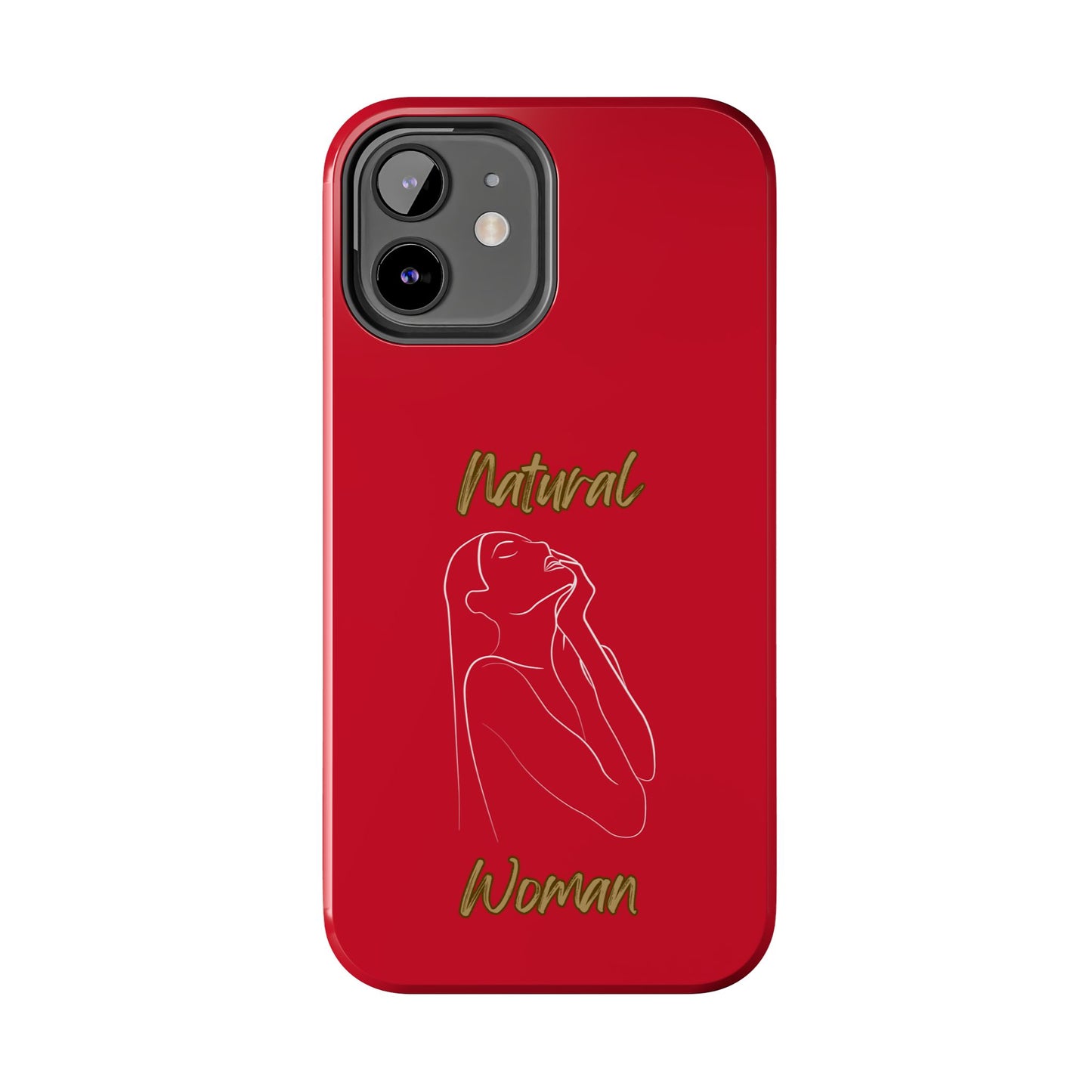 Natural Woman Thank You (WL) Tough Phone Cases DARK RED