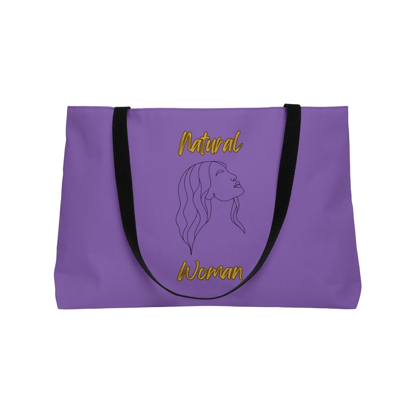 Natural Woman Breeze On Face (BL) Weekender Tote Bag LIGHT PURPLE