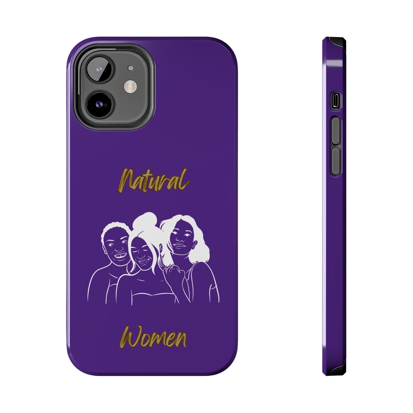 Natural Women Laughing Friends (WL)Tough Phone Cases PURPLE