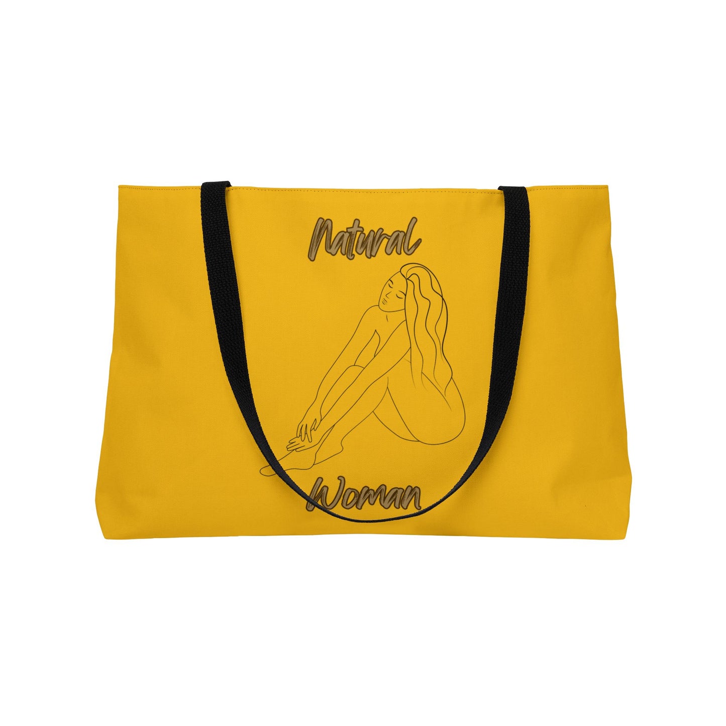 Natural Woman Beauty (BL) Weekender Tote Bag YELLOW