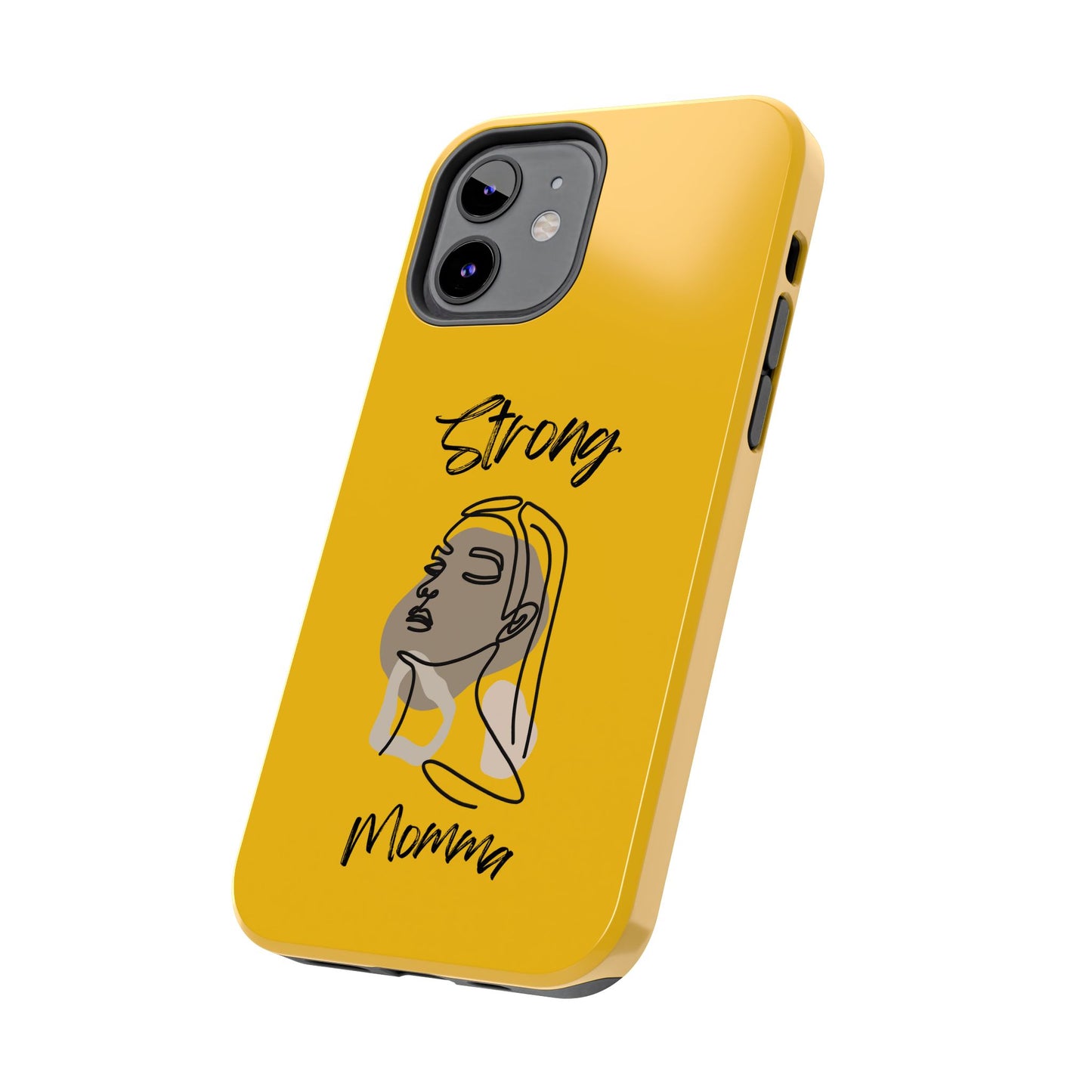 STRONG MOMMA Samsung Galaxy Tough Phone Cases (BL) Yellow