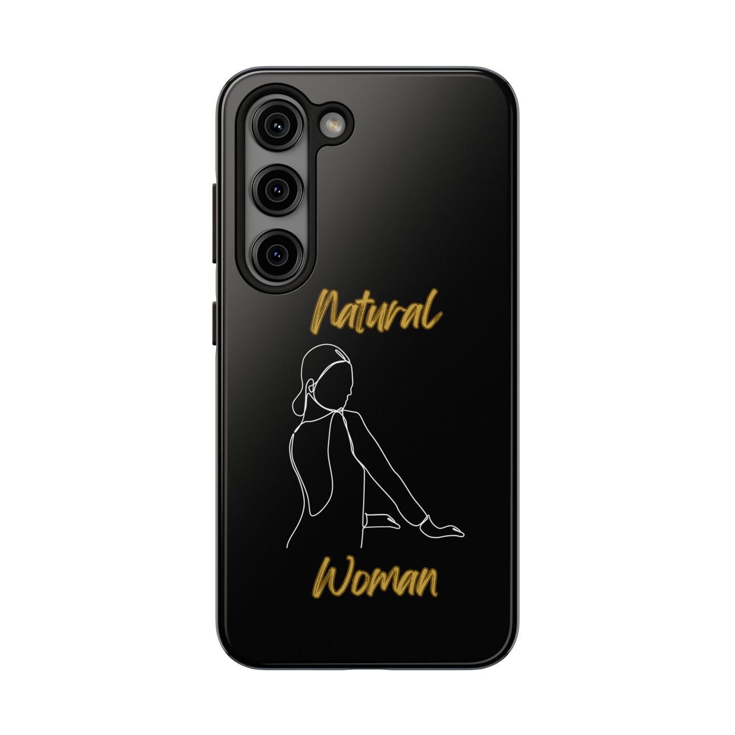 Natural Woman Hands Free (WL)Tough Phone Cases BLACK
