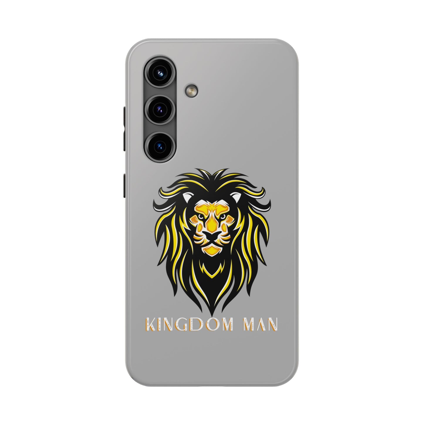 Kingdom Man (White-Gold Label) Tough Phone Case LIGHT GREY