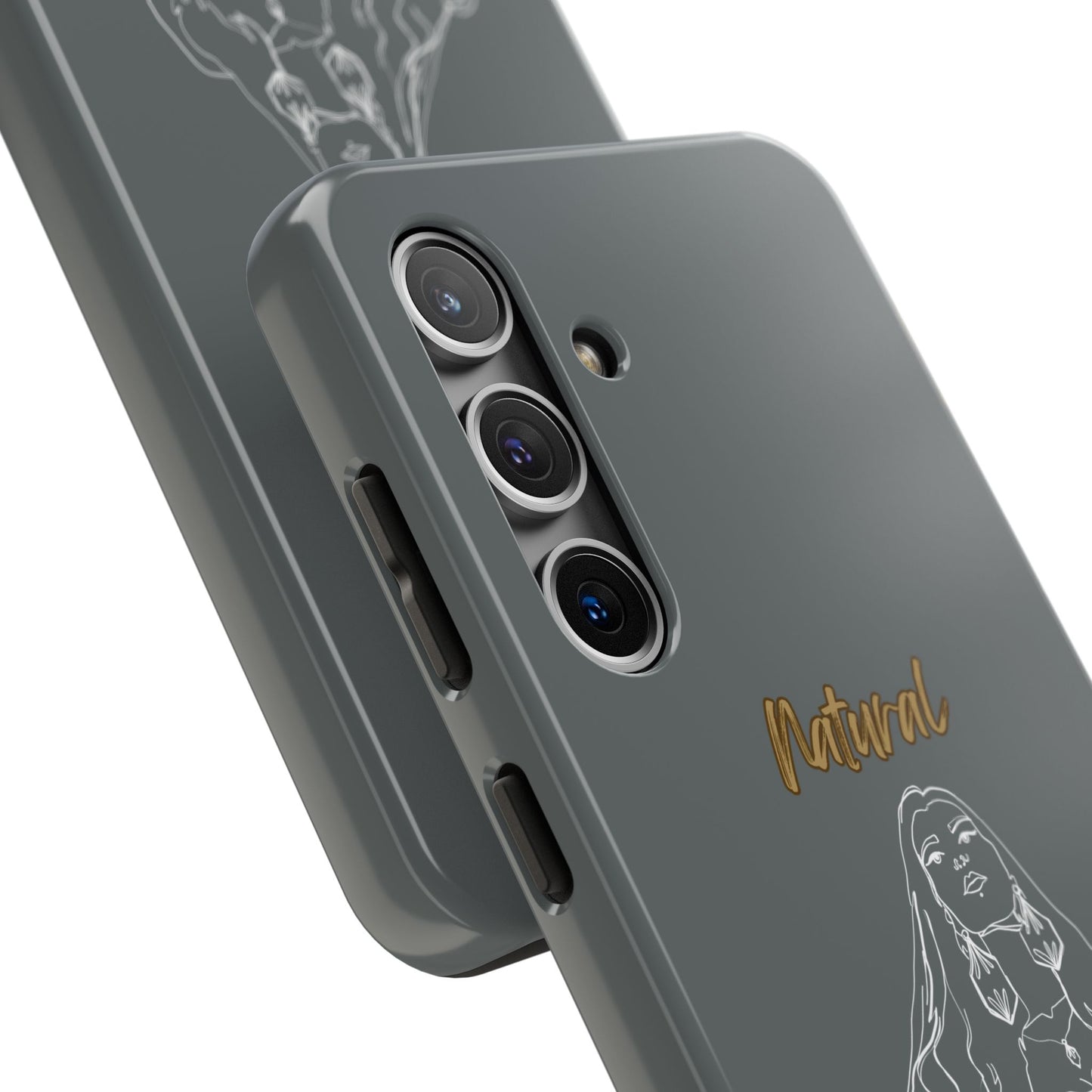 Natural Woman Thinking (WL)Tough Phone Cases DARK GREY