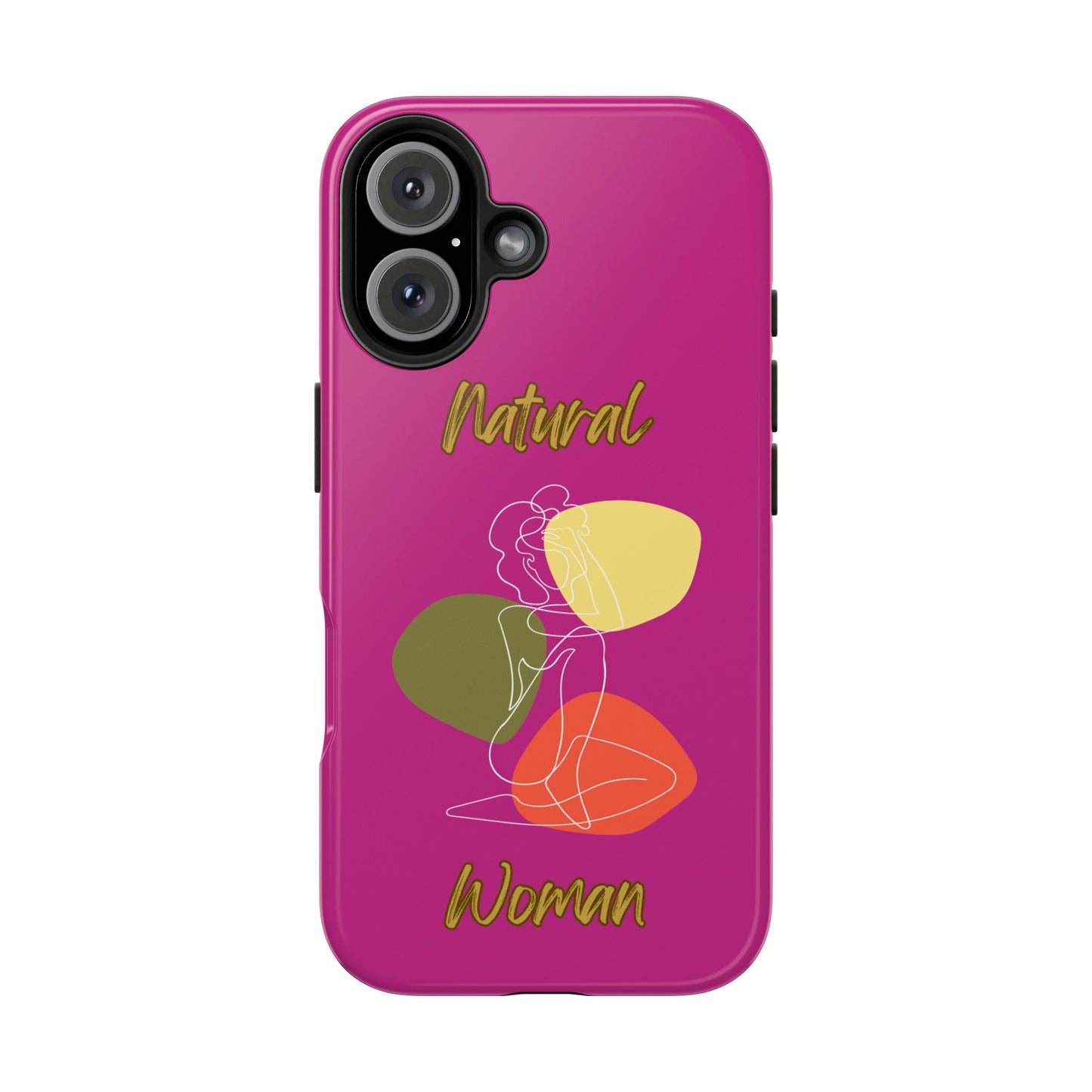 Natural Woman Colorful Pose (WL)Tough Phone Cases PINK