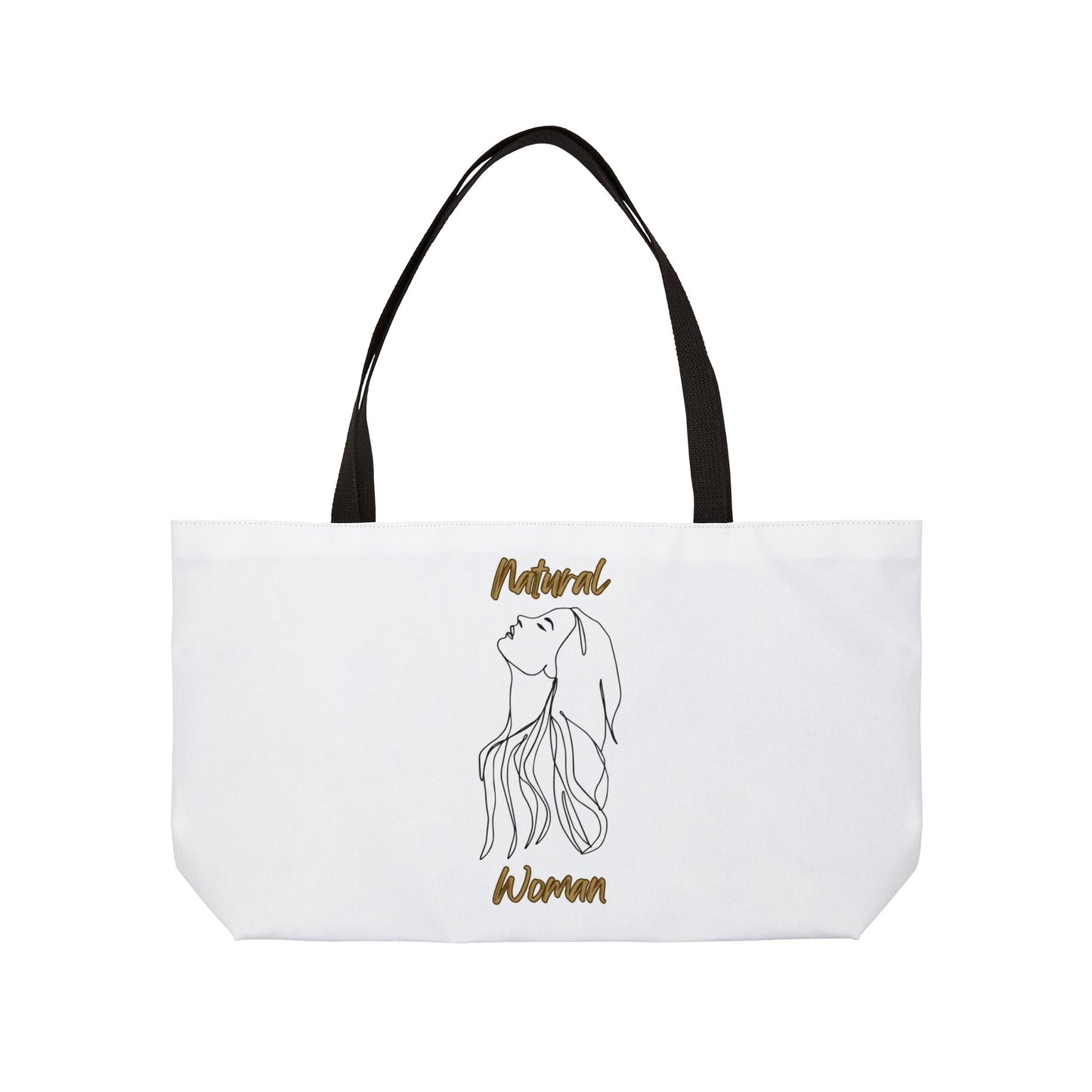 Natural Woman Appreciation (BL) Weekender Tote Bag WHITE