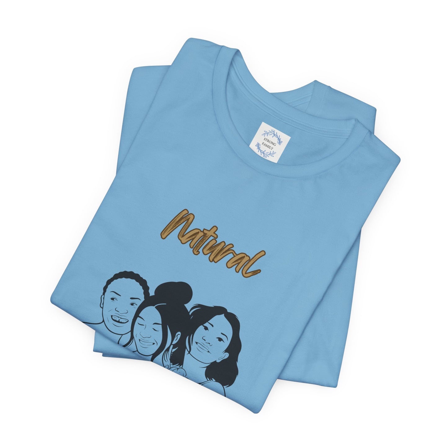 Natural Woman Laughing Friends (BL) Short Sleeve T-Shirt