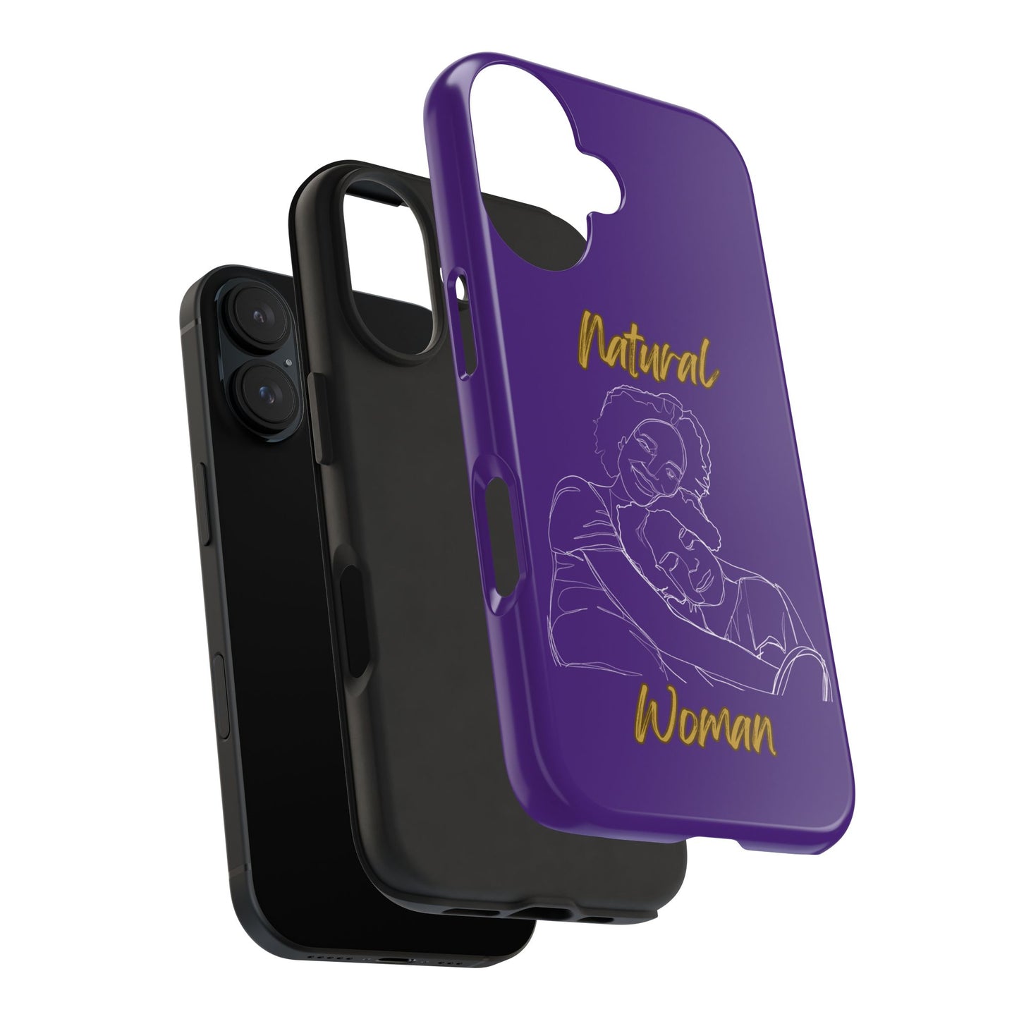 Natural Woman Loving Embrace (WL)Tough Phone Cases PURPLE