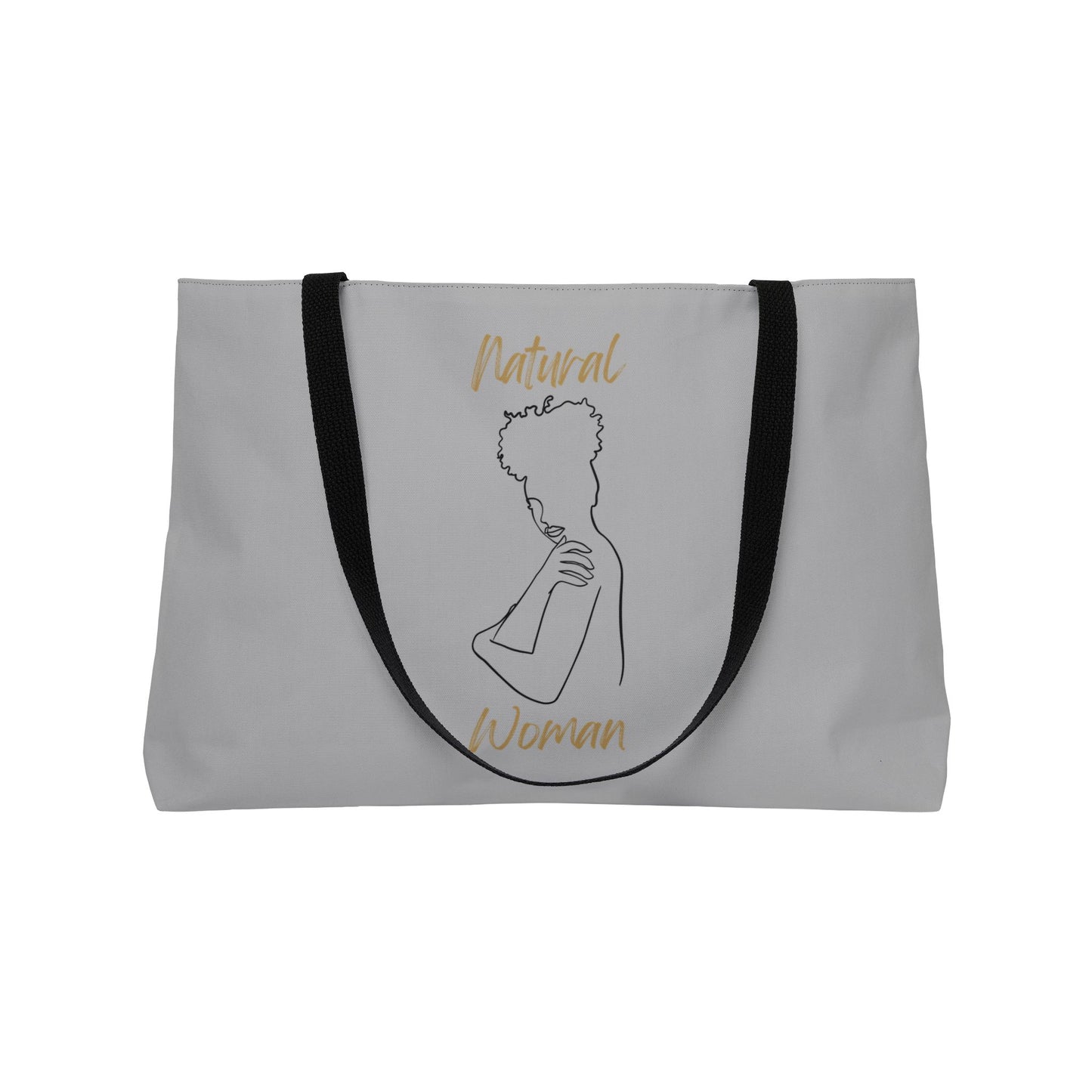 Natural Woman Sassy (BL) Weekender Tote Bag LIGHT GREY