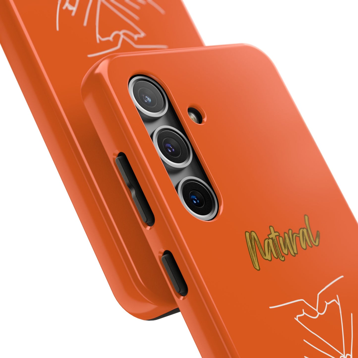 Natural Woman I Love You (WL)Tough Phone Cases ORANGE