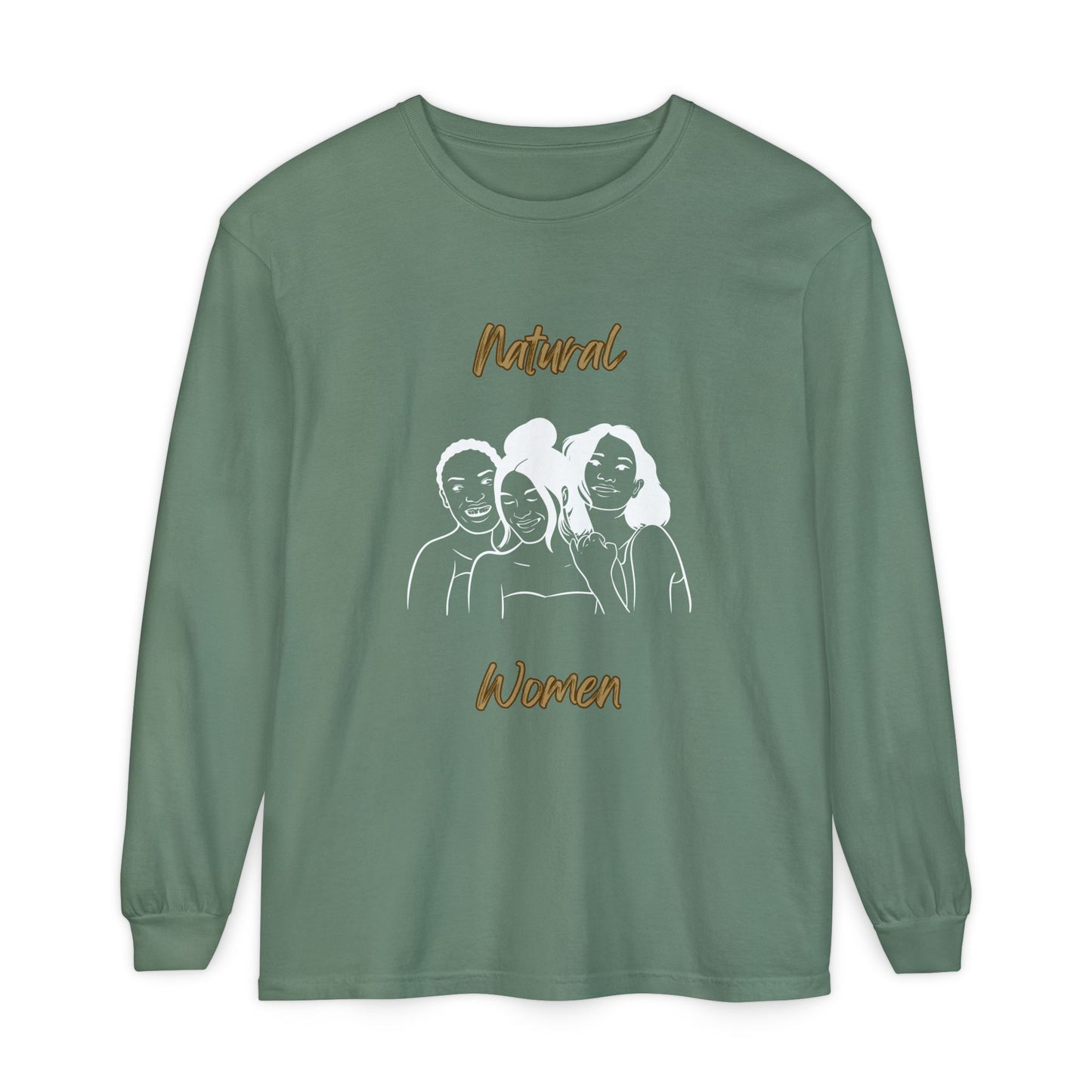 Natural Woman Laughing Friends (WL) Long Sleeve T-Shirt
