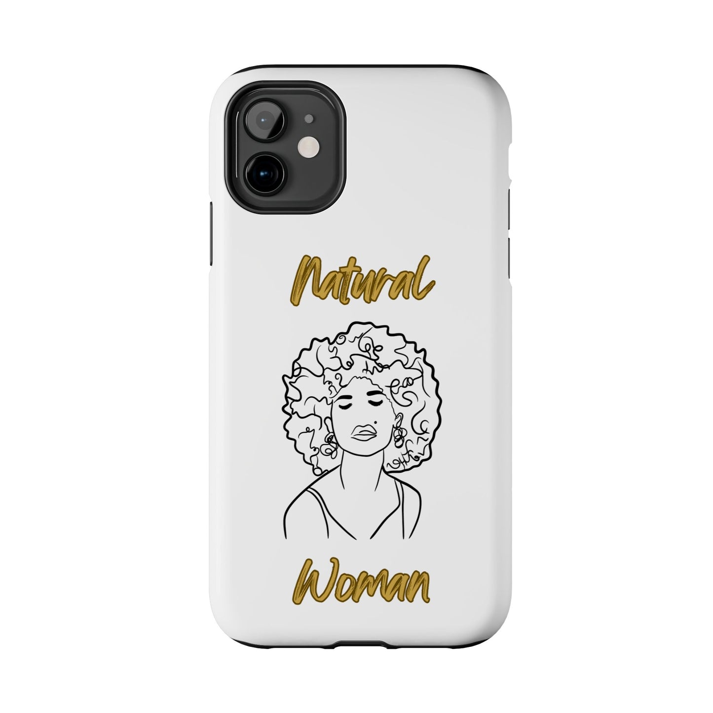 Natural Woman All About Me (BL)Tough Phone Cases WHITE