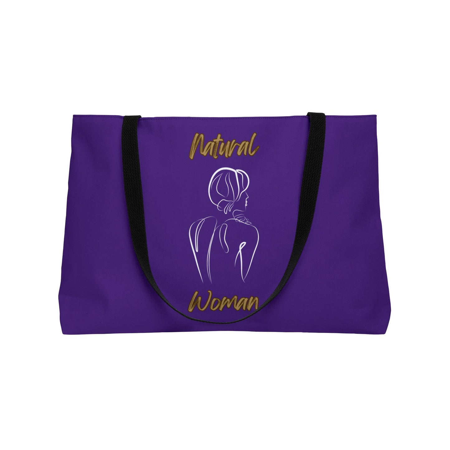 Natural Woman Back (WL) Weekender Tote Bag PURPLE