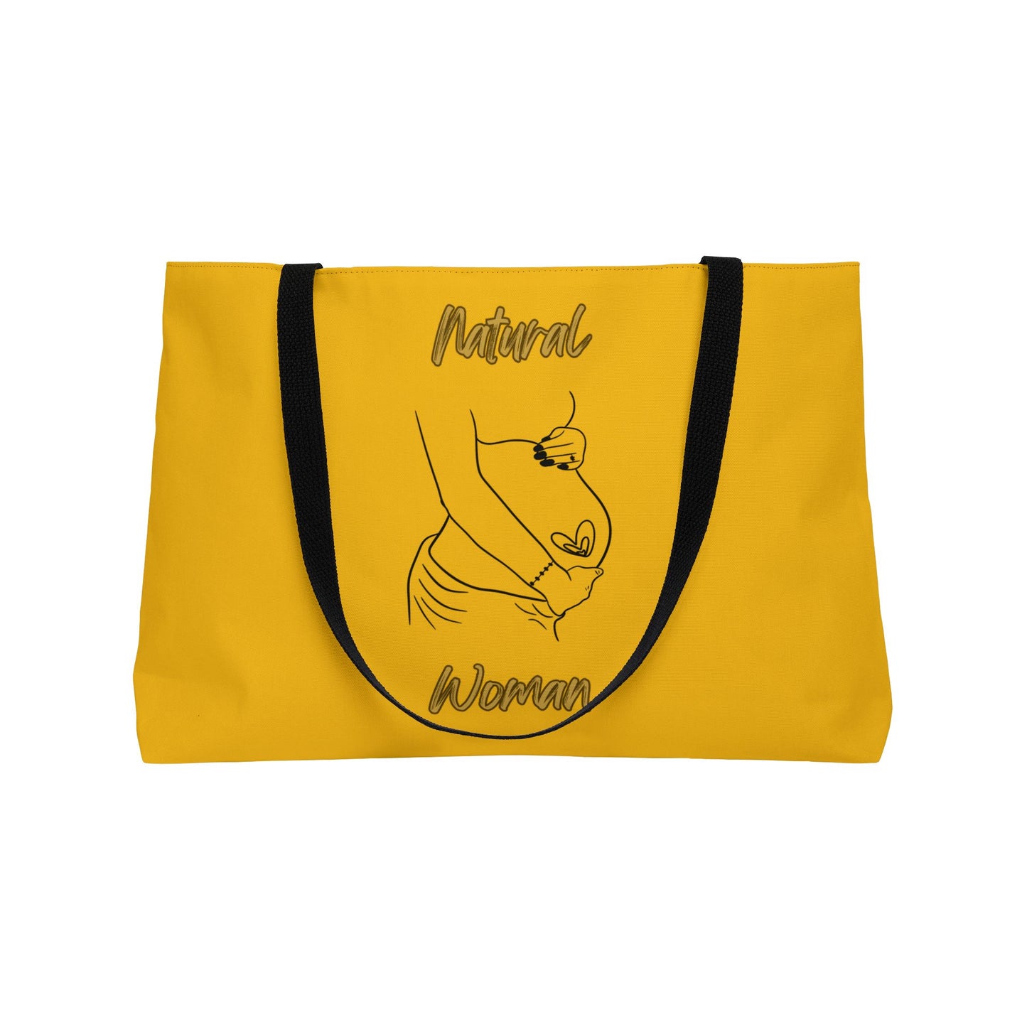 Natural Woman Loved In & Out (BL) Weekender Tote Bag YELLOW