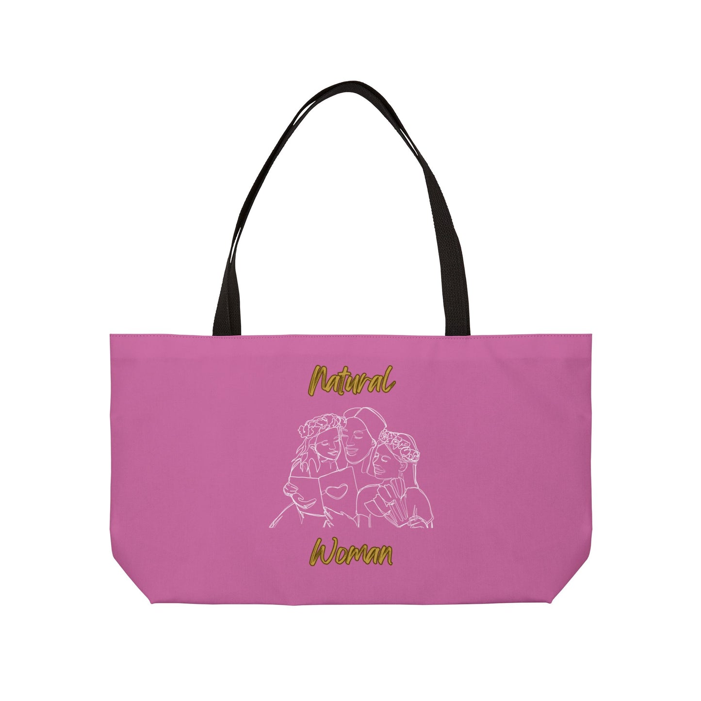 Natural Woman Me & My Girls (WL) Weekender Tote Bag LIGHT PINK