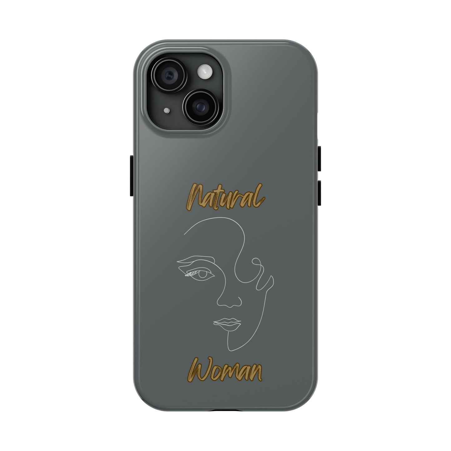 Natural Woman Looking (WL) Tough Phone Cases DARK GREY