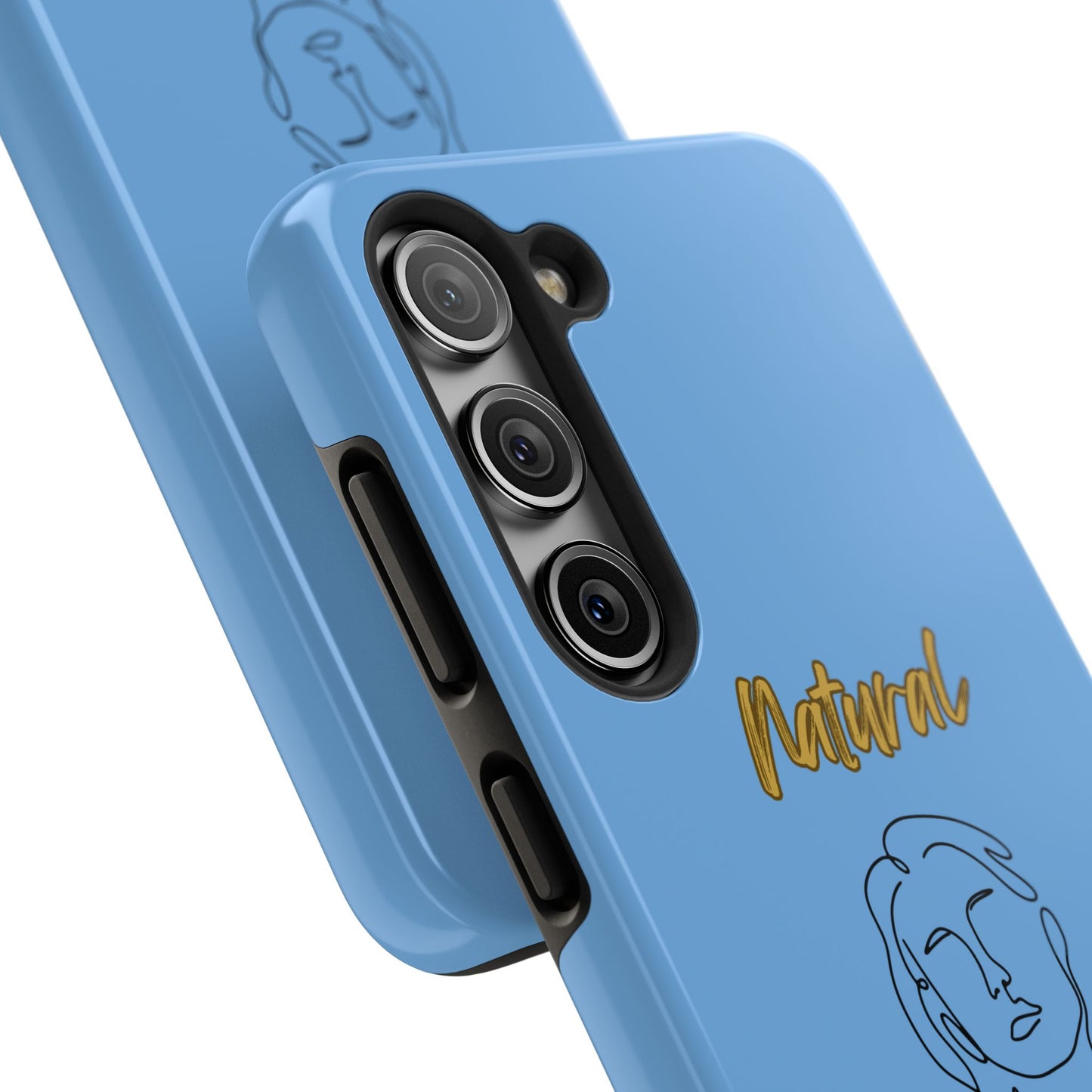 Natural Woman Hello (BL)Tough Phone Cases LIGHT BLUE