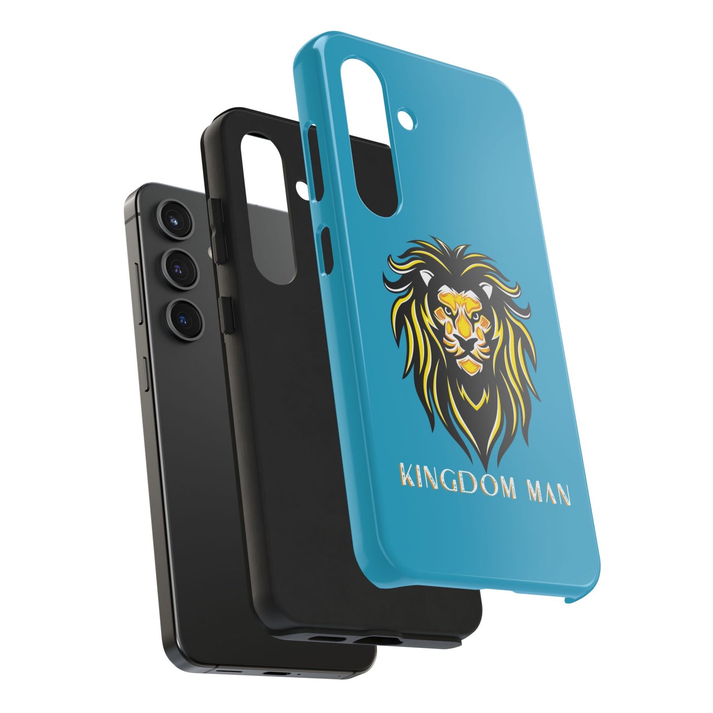 Kingdom Man (White-Gold Label) Tough Phone Case TURQUOISE